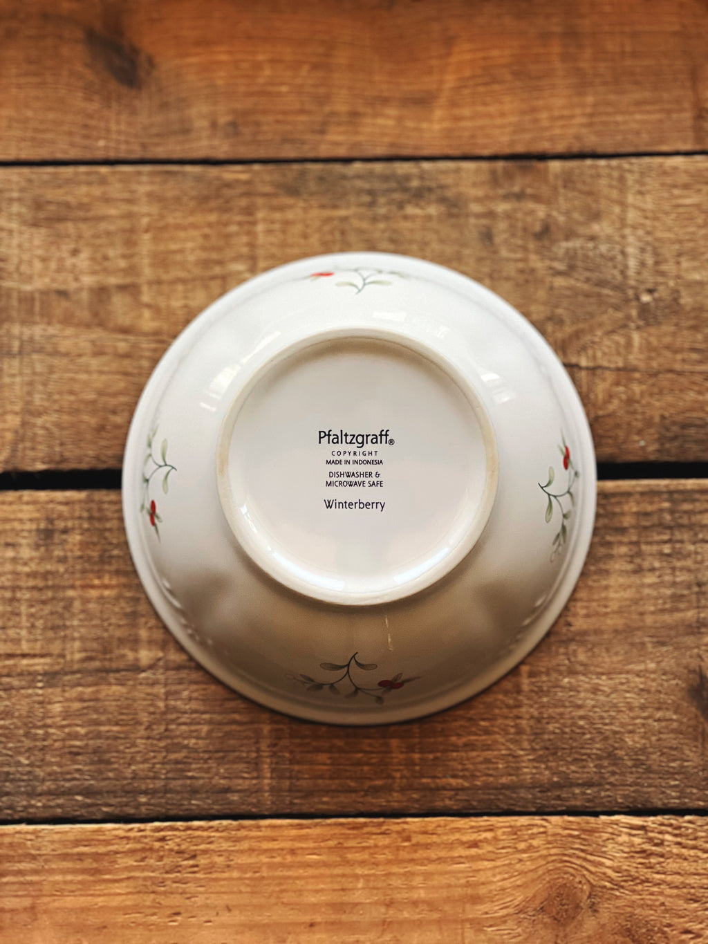 Vintage Pfaltzgraff Set of 4 Winterberry Soup/Cereal Bowls
