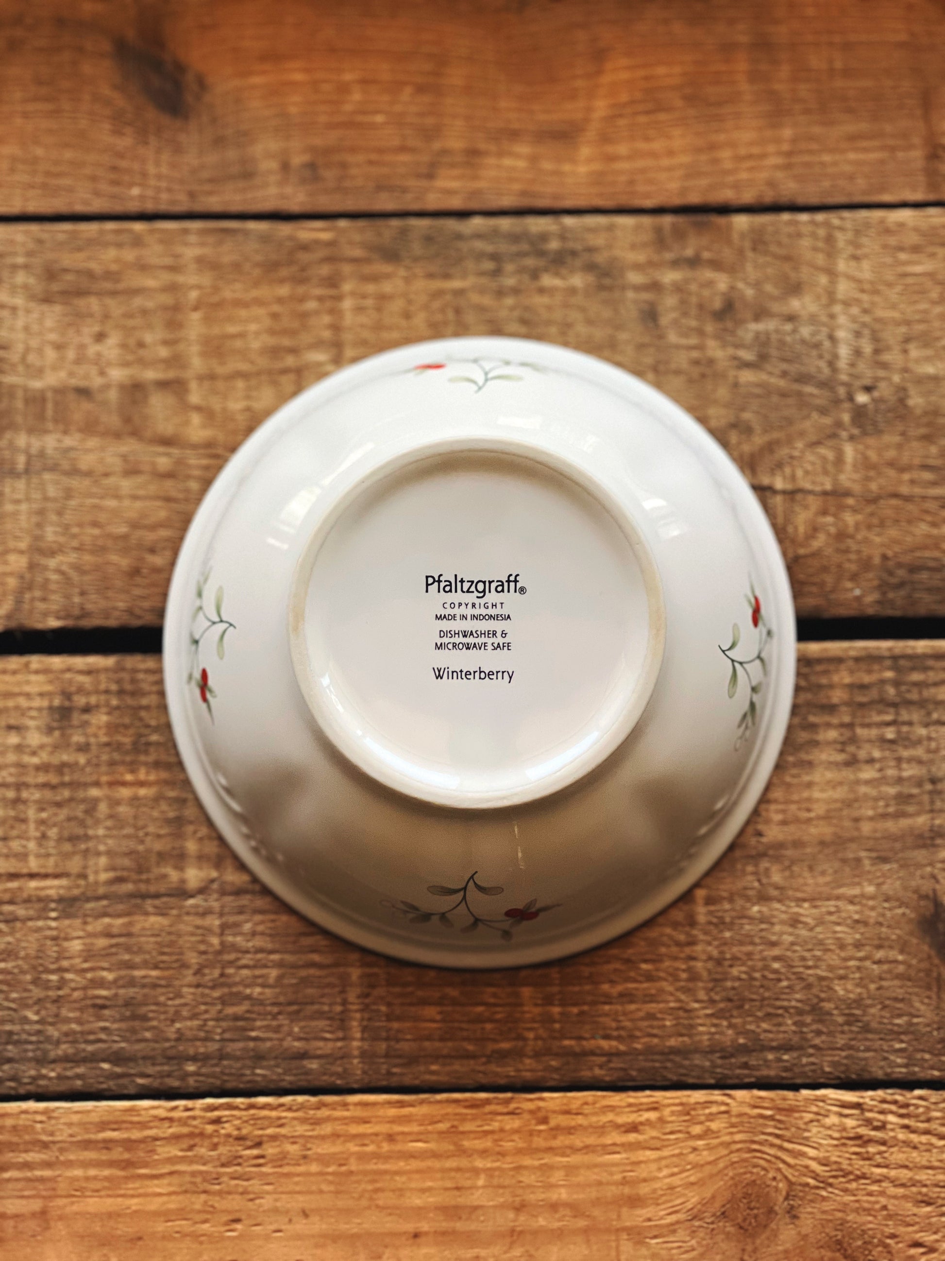 Vintage Pfaltzgraff Set of 4 Winterberry Soup/Cereal Bowls
