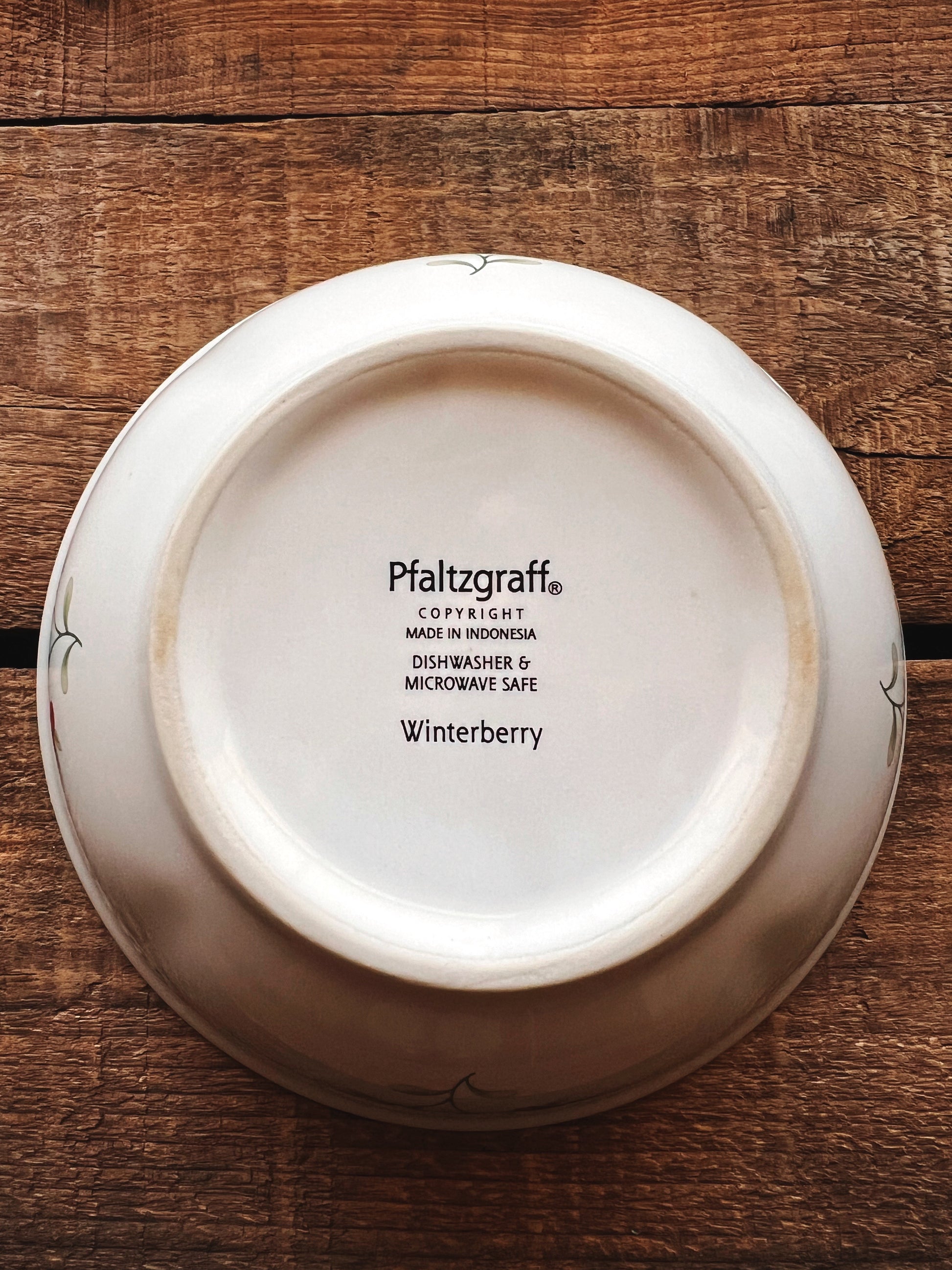 Vintage Pfaltzgraff Set of 4 Winterberry Soup/Cereal Bowls