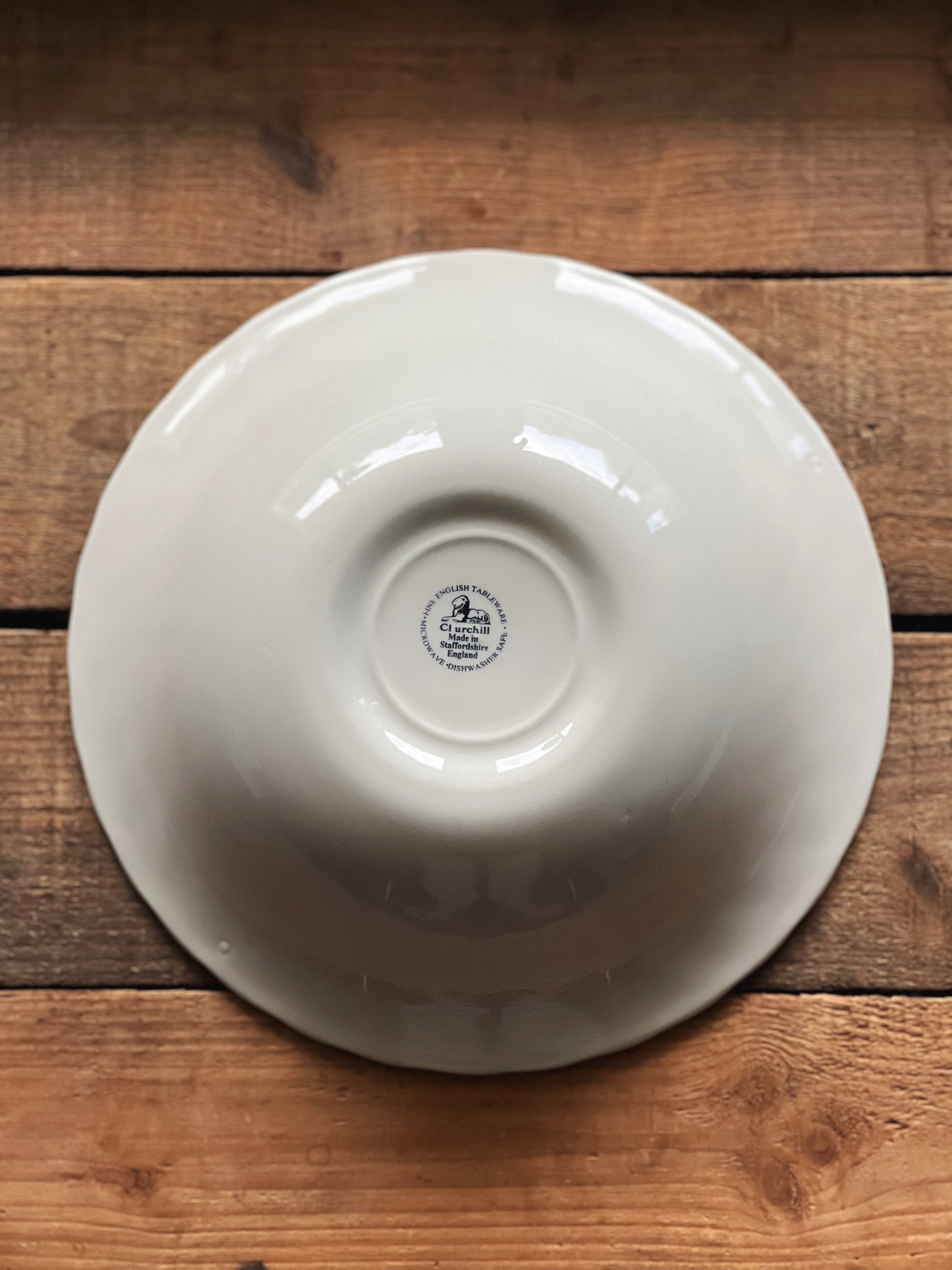 Vintage Churchill England Briar Rose Round Vegetable Bowl