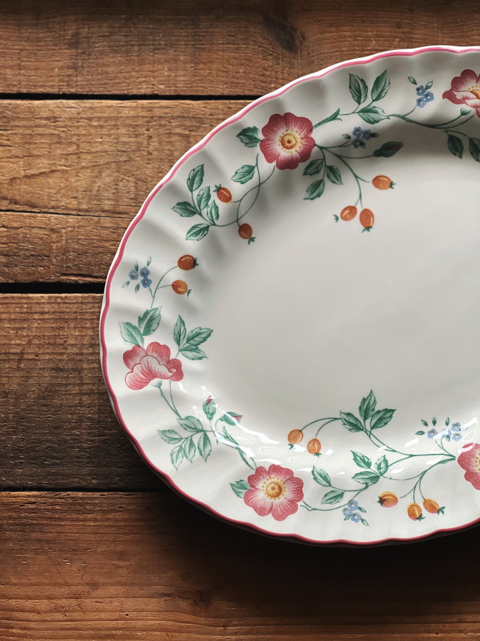 Vintage Churchill England Briar Rose 12" Serving Platter