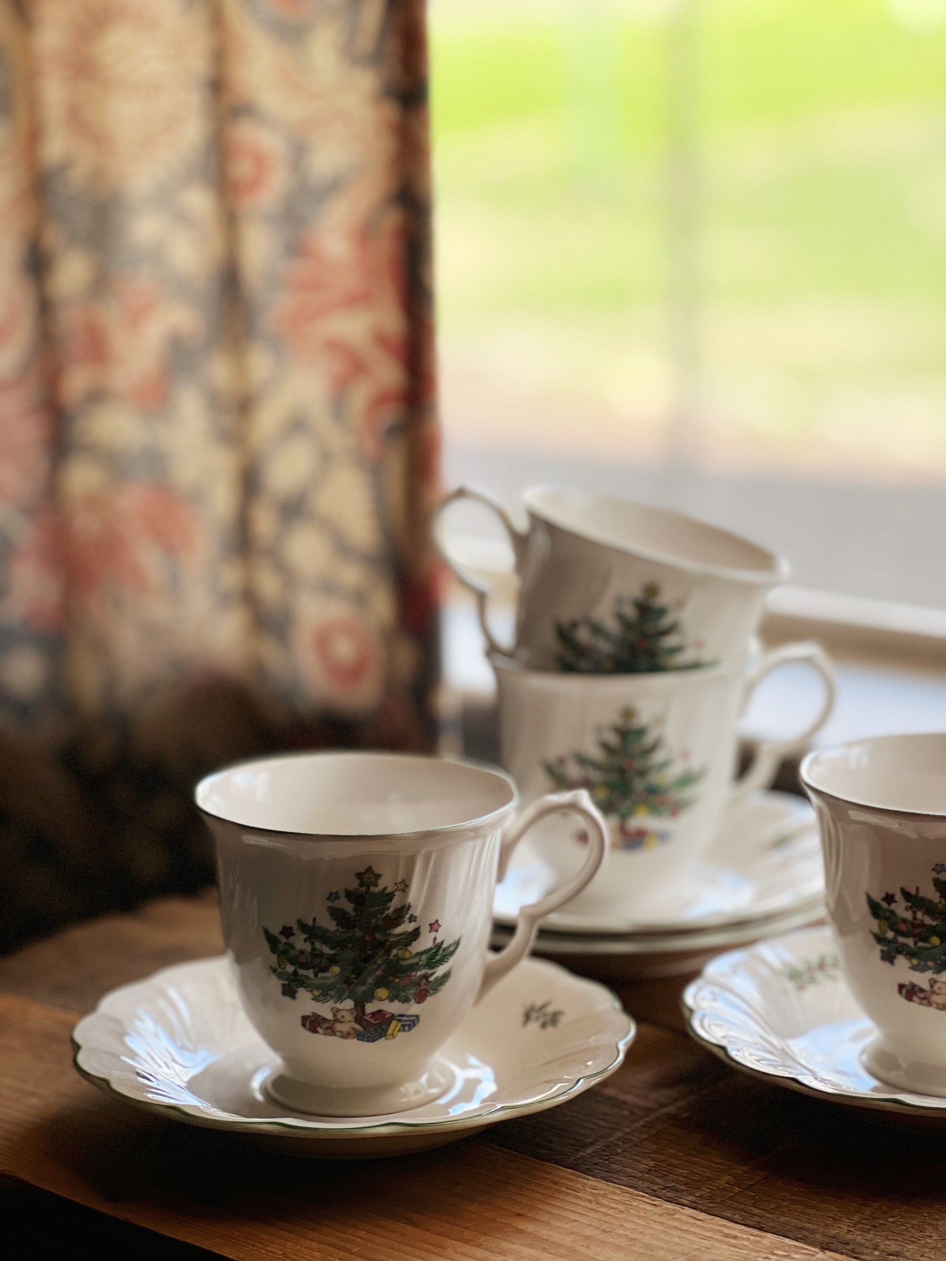 Nikko Happy Holidays teacup and saucer