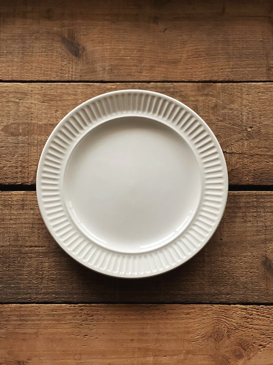 ivory colored ironstone salad plate