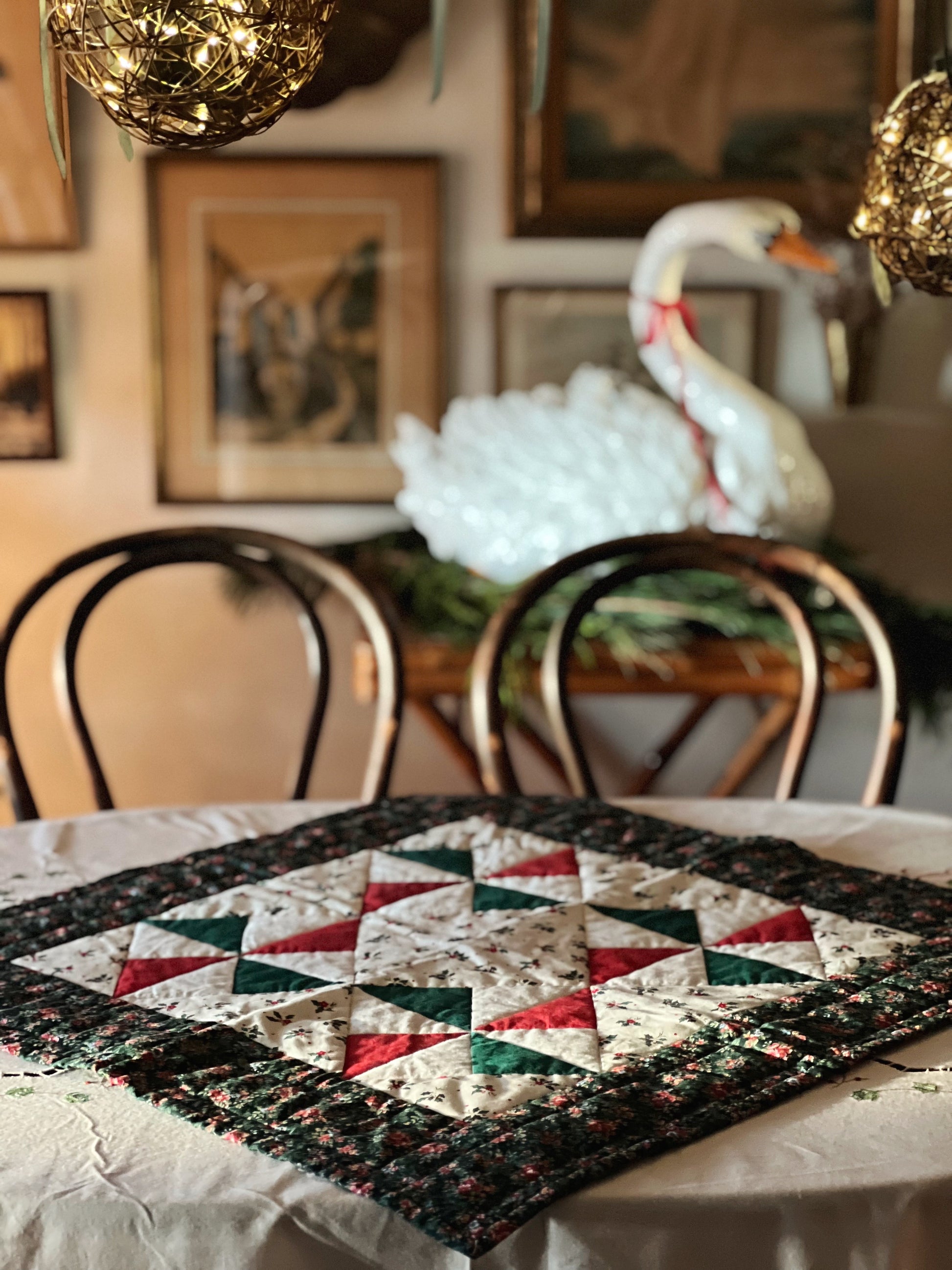 Christmas pattern quilt