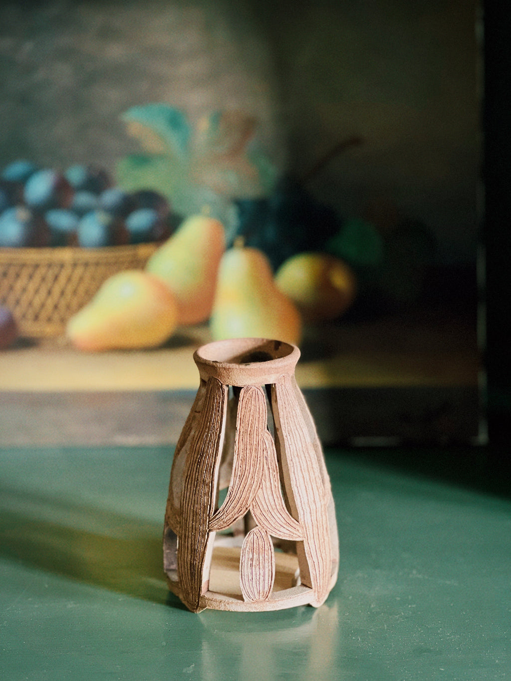 Vintage Carved Candleholder Incense Burner
