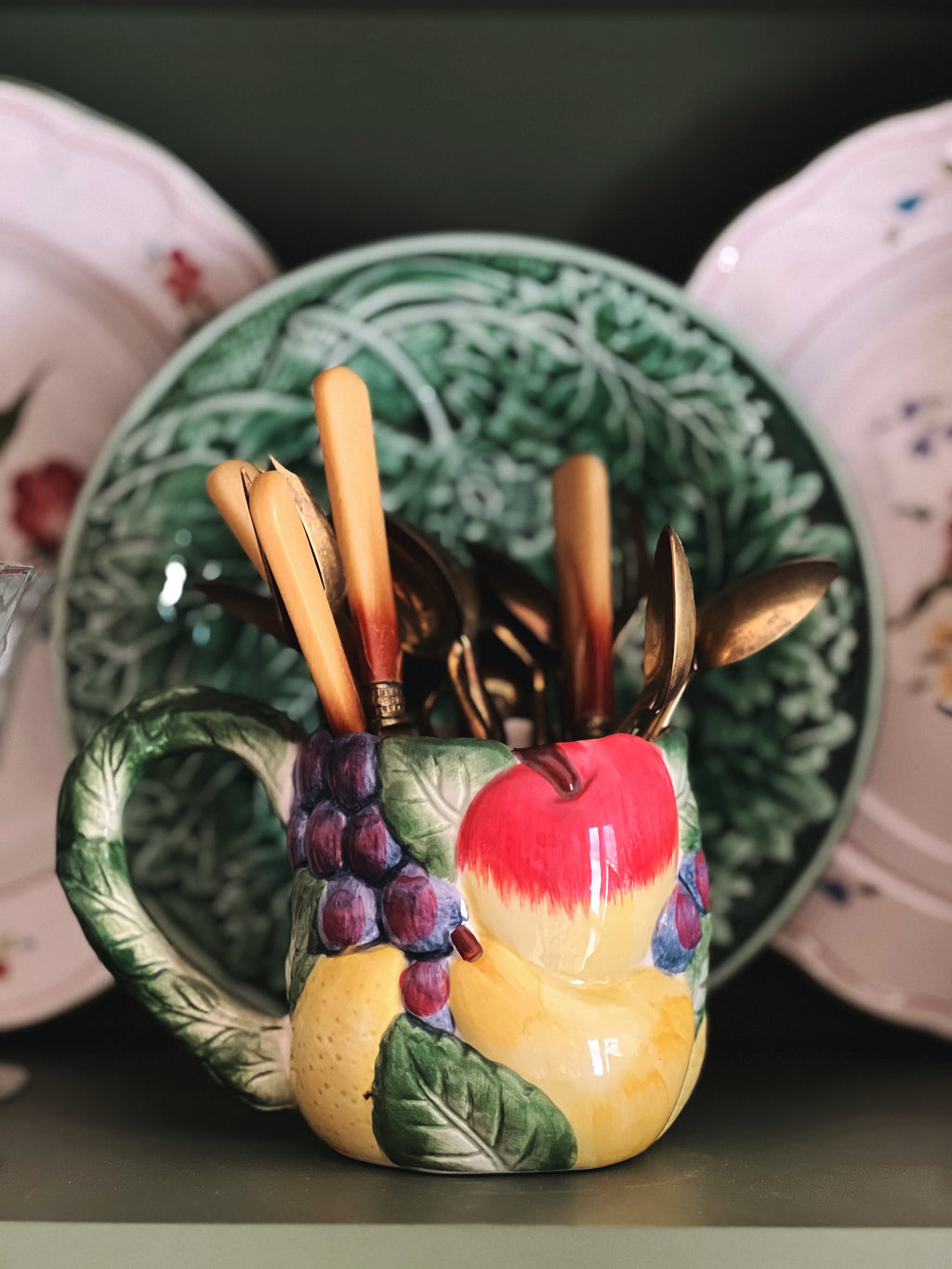 Vintage Fitz & Floyd Calypso Fruit Mug