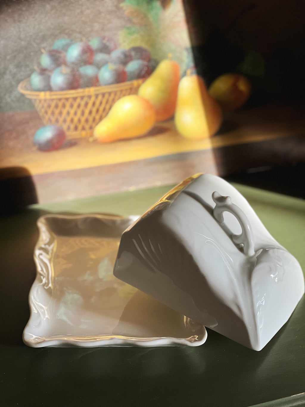 Vintage Butter Dish / Cheese Dish