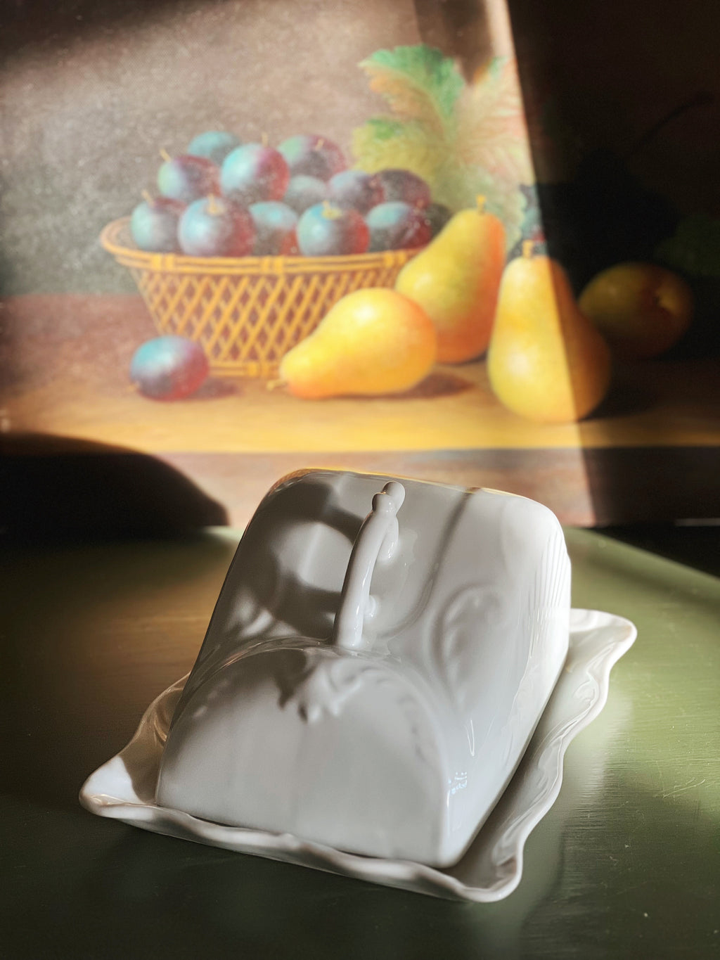 Vintage Butter Dish / Cheese Dish