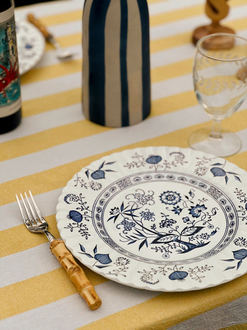 Vintage J&G Meakin England Blue Nordic Ironstone Dinner Plate
