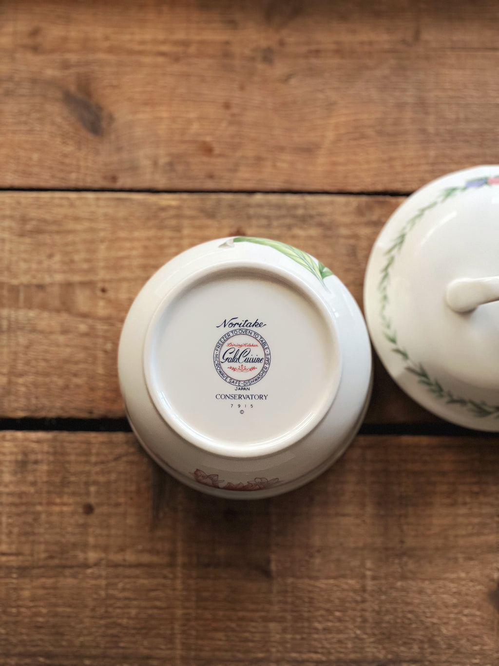 Vintage Noritake Gold Cuisine Conservatory Sugar Bowl