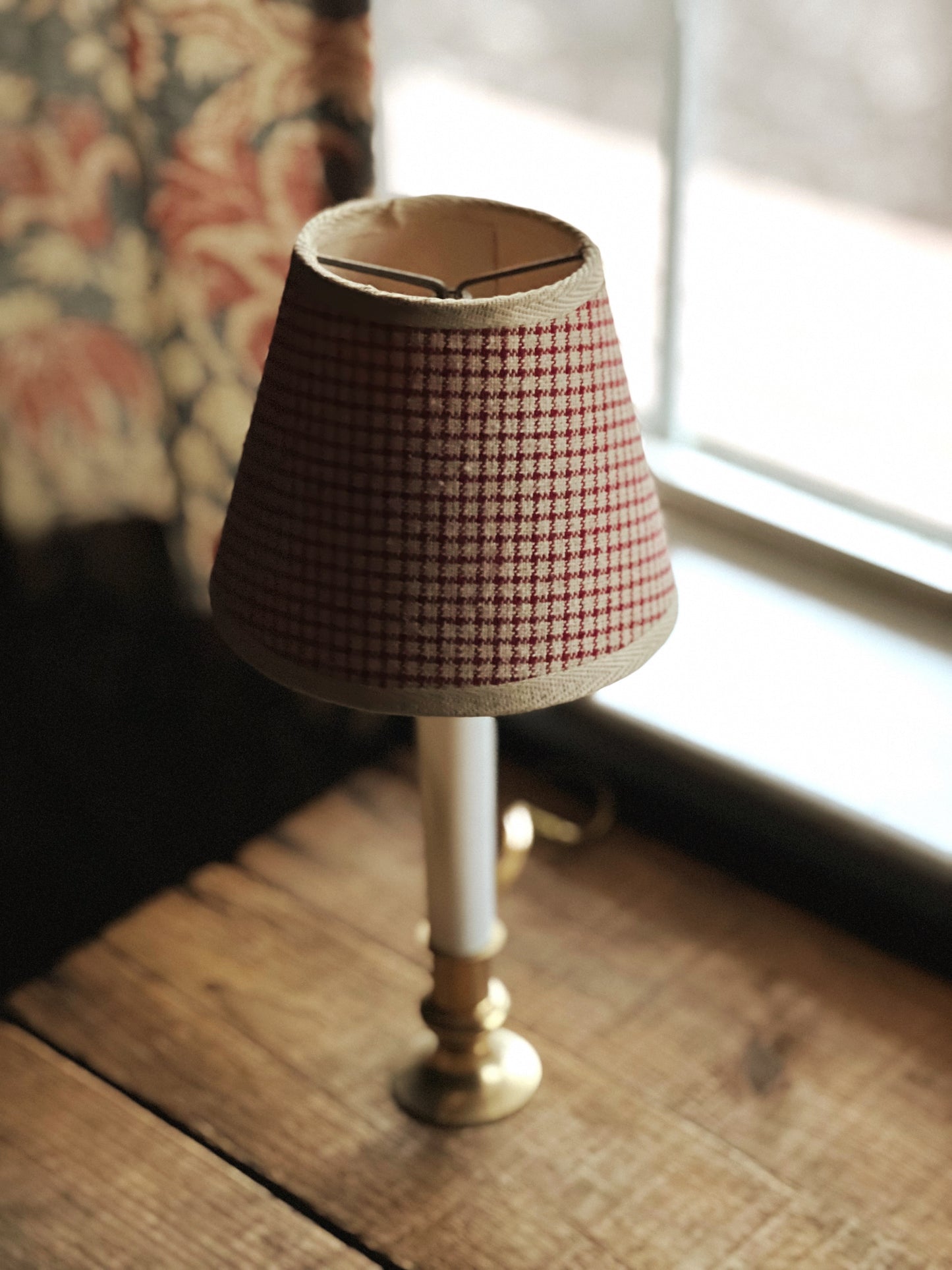 Vintage Fabric Candle Clip Lampshades