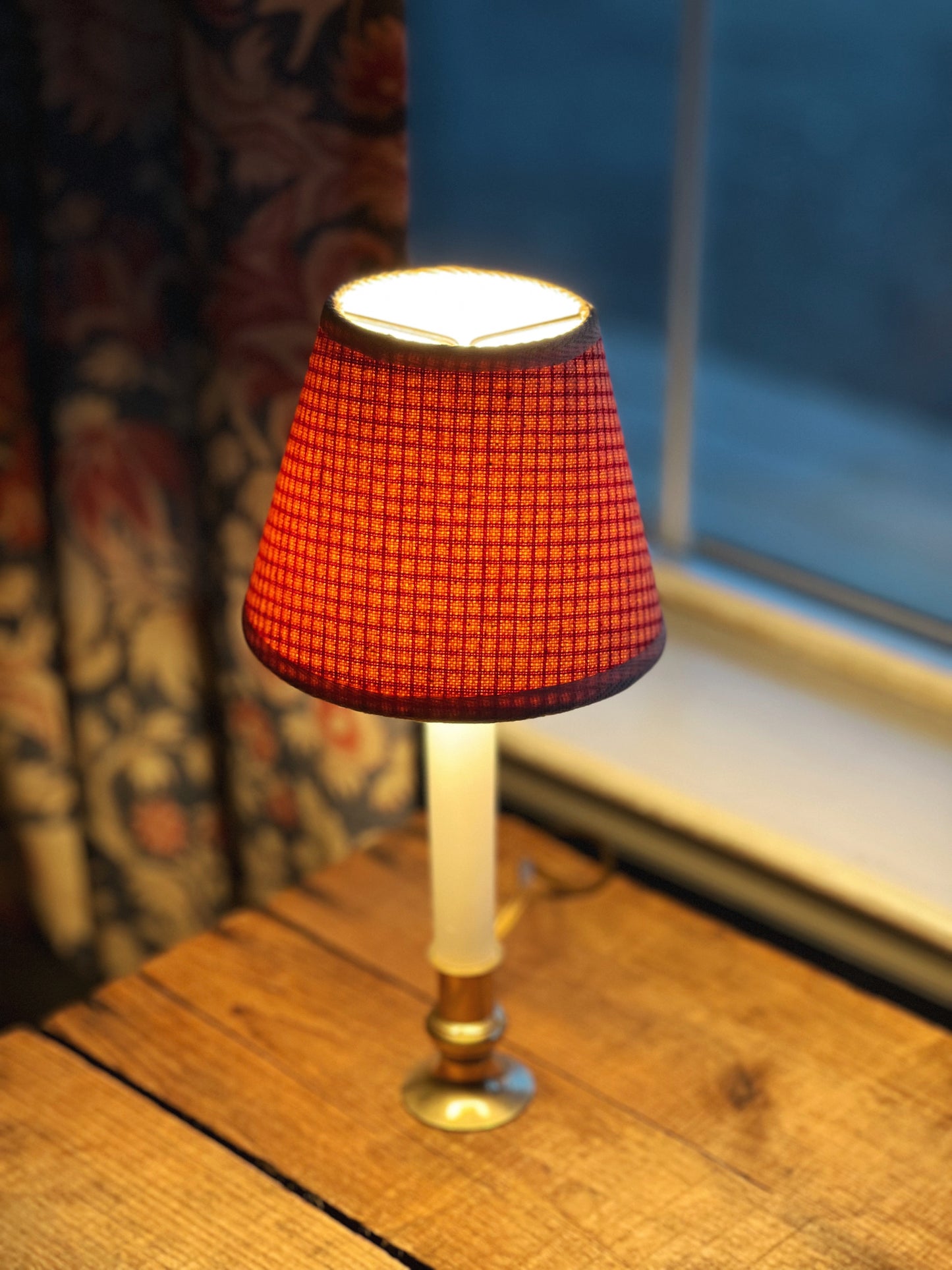 Vintage Fabric Candle Clip Lampshades