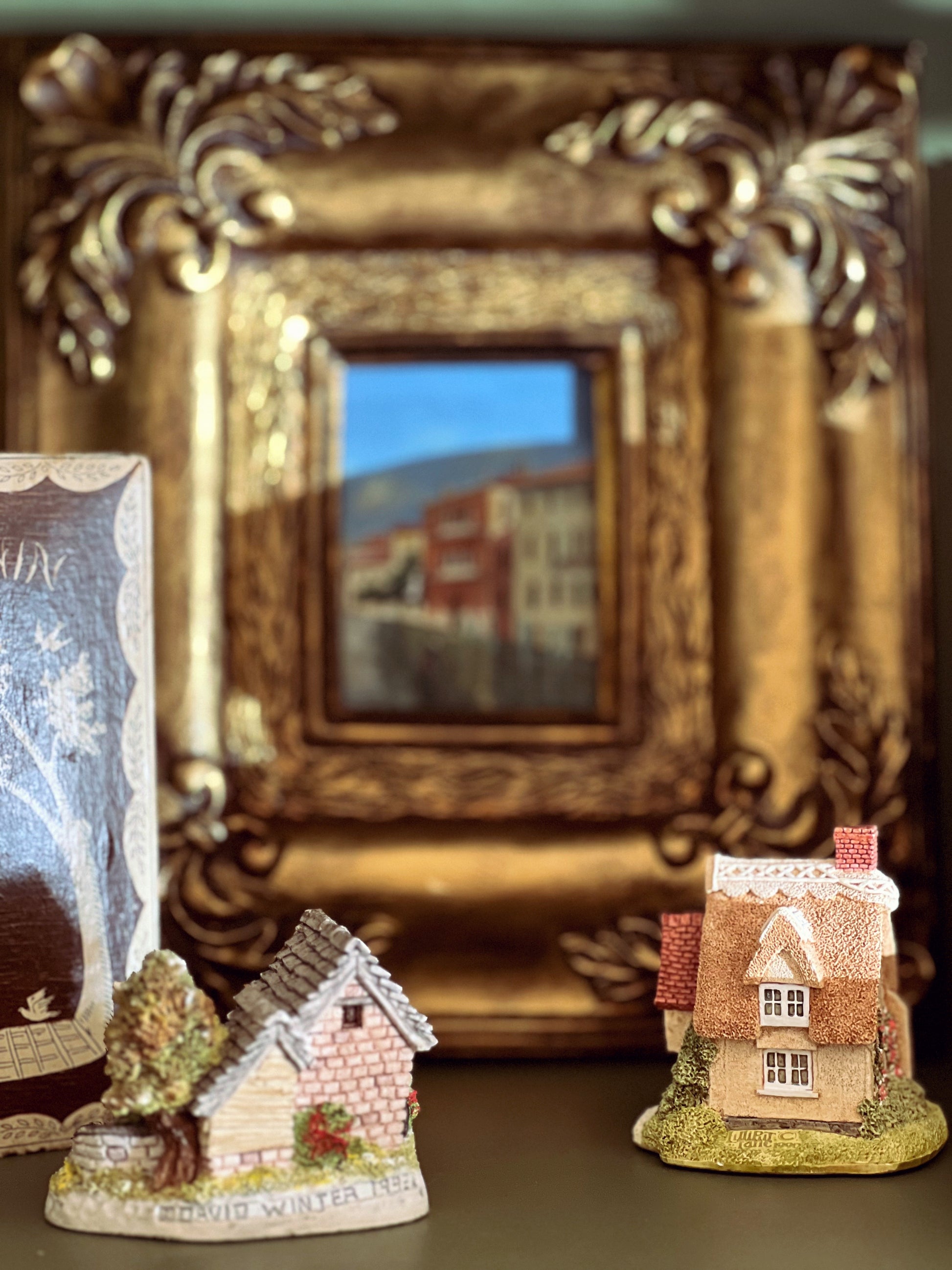 Vintage Liliput Lane Cherry Cottage Miniature Village House