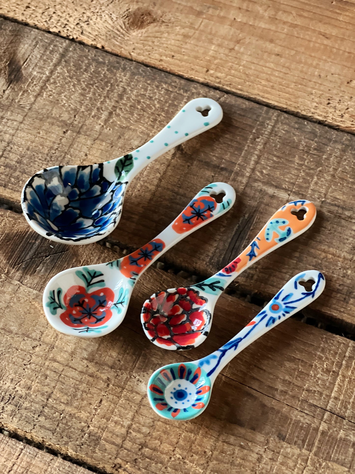 Set of 4 Ceramic Measuring Spoons