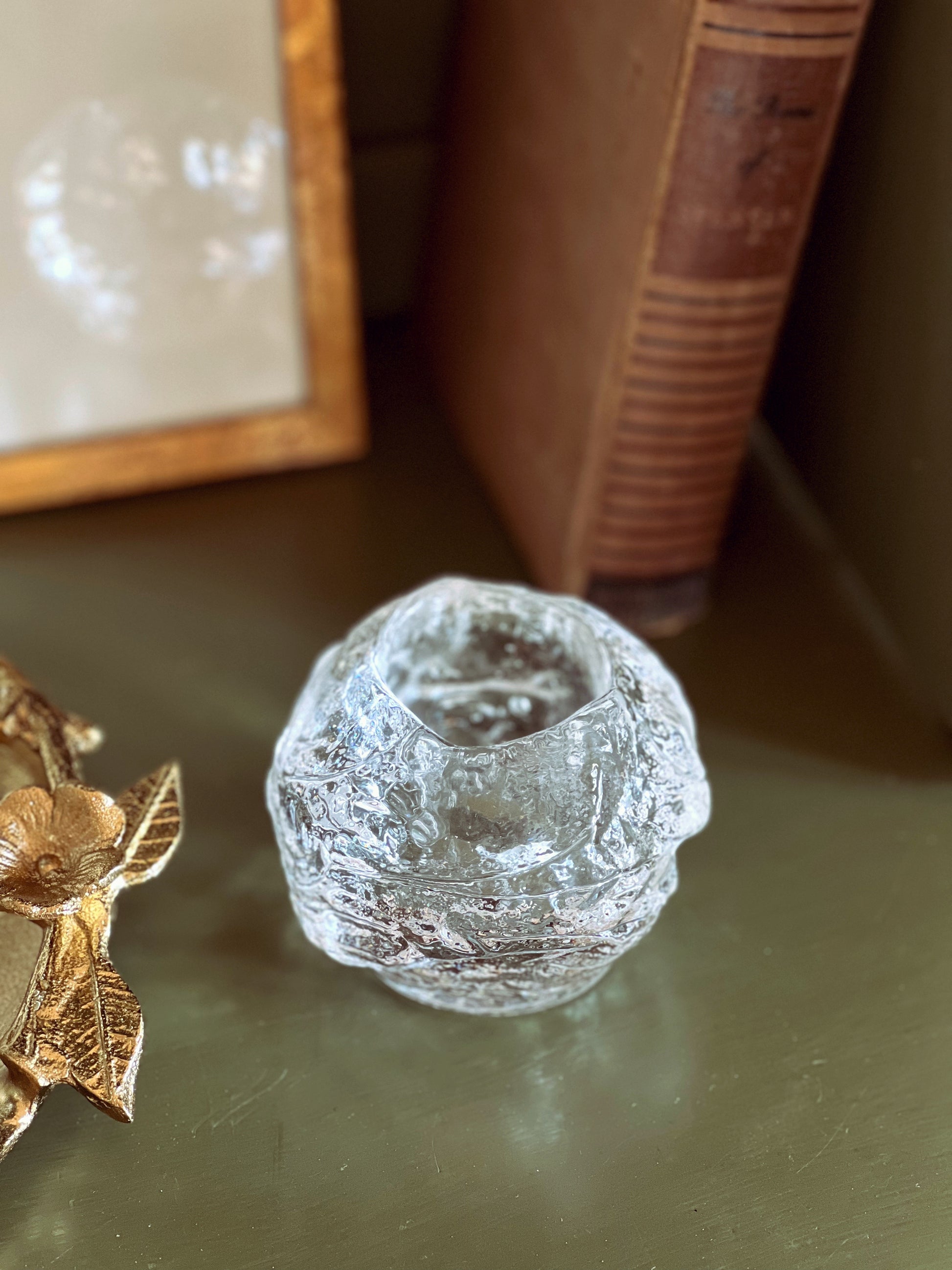 Kosta Boda Snowball Votive Candleholder