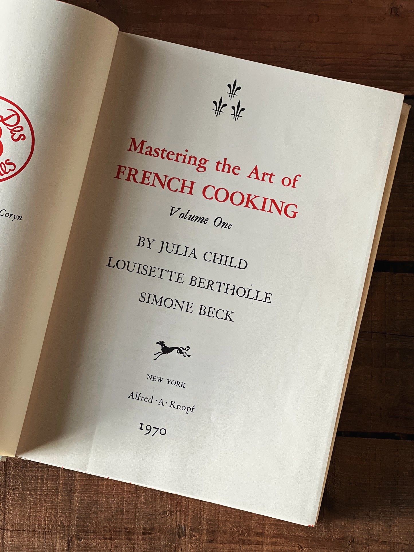 Vintage Mastering the Art of French Cooking by Julia Child Volume 1 and Volume 2 Cookbook 1970 Edition