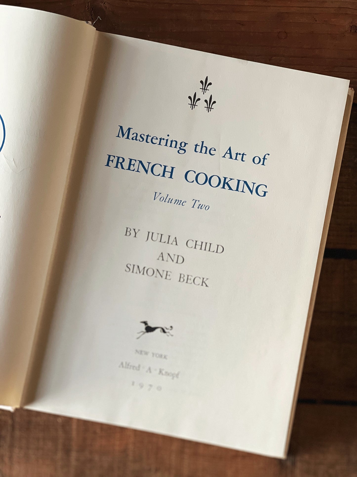 Vintage Mastering the Art of French Cooking by Julia Child Volume 1 and Volume 2 Cookbook 1970 Edition