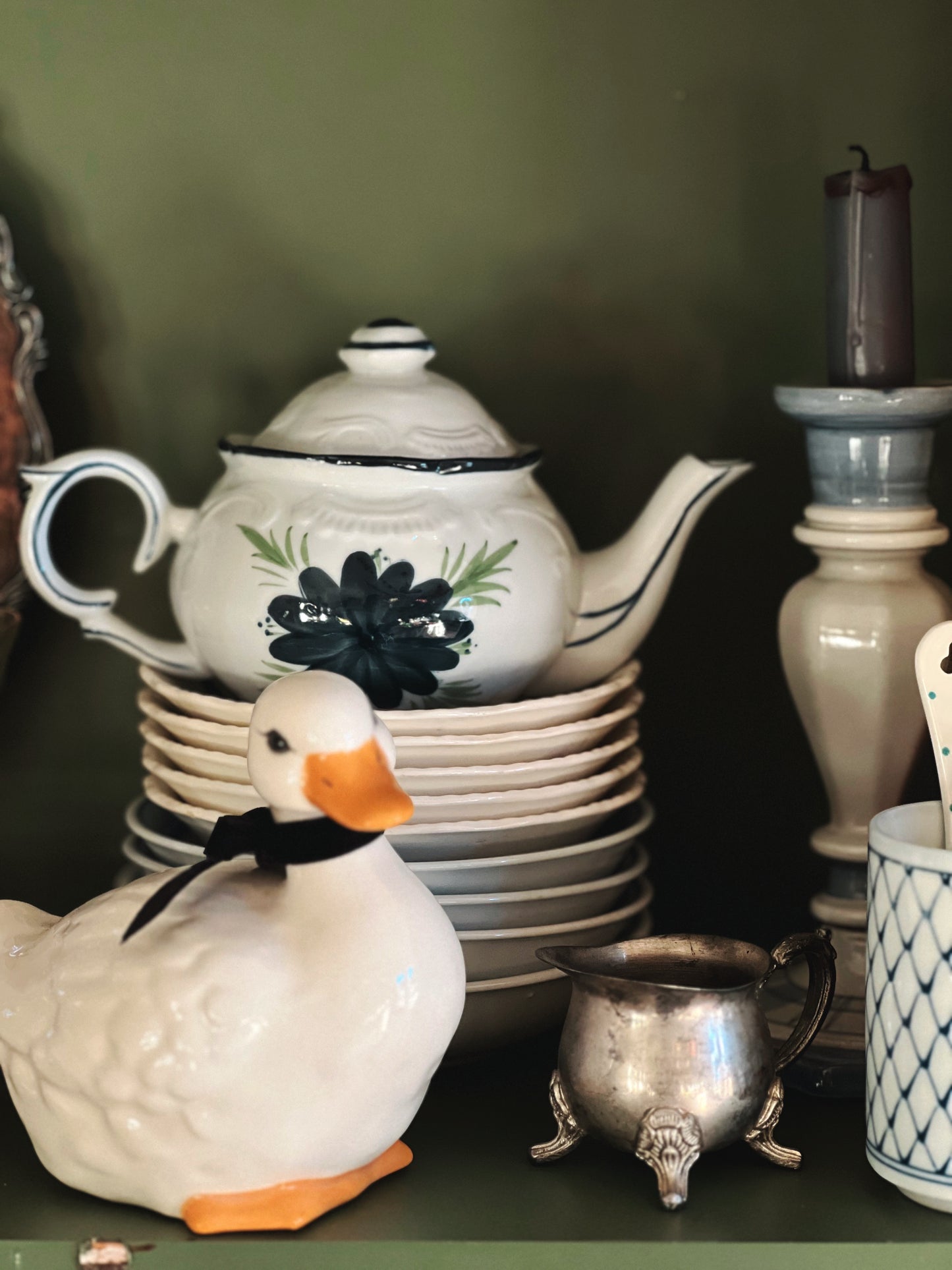 Small Vintage Ceramic Duck