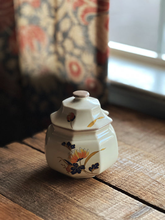 Vintage Mikasa Continental Ivory Majestic Sugar Bowl