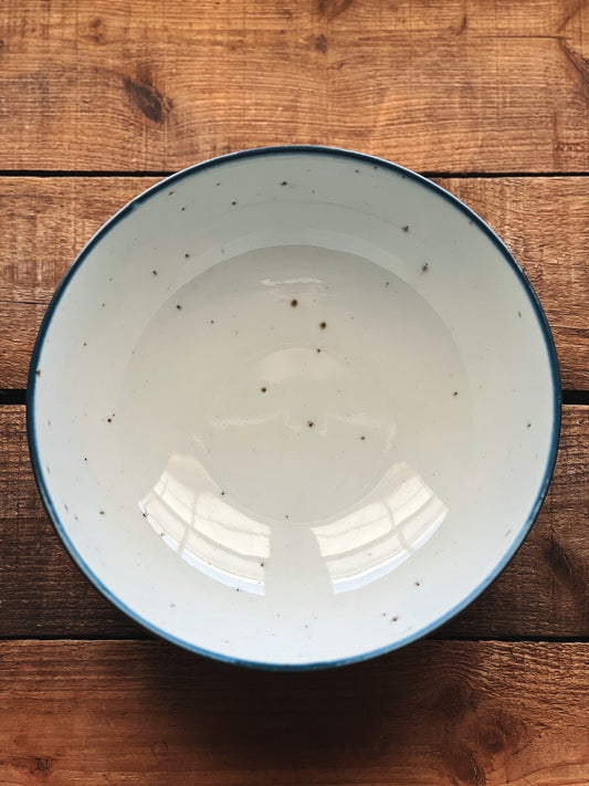 Vintage Dansk Niels Refsgaard Blue Mist Round Vegetable Bowl