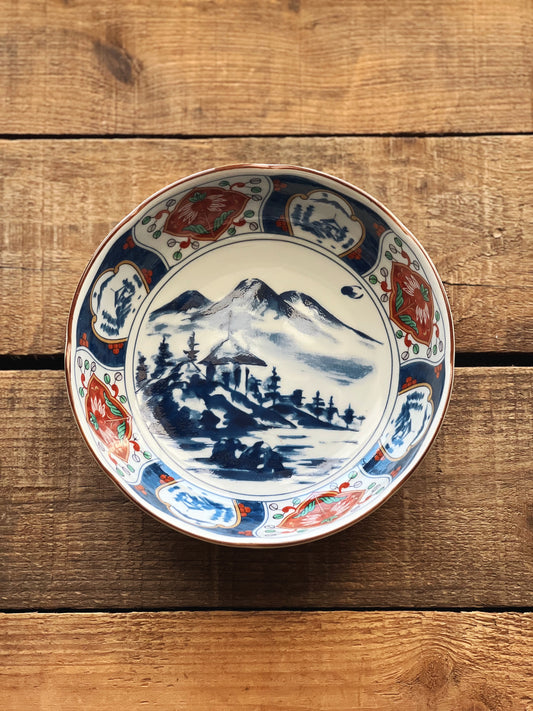 Vintage Andrea by Sadek Decorative Chinoiserie Imari Porcelain Bowl