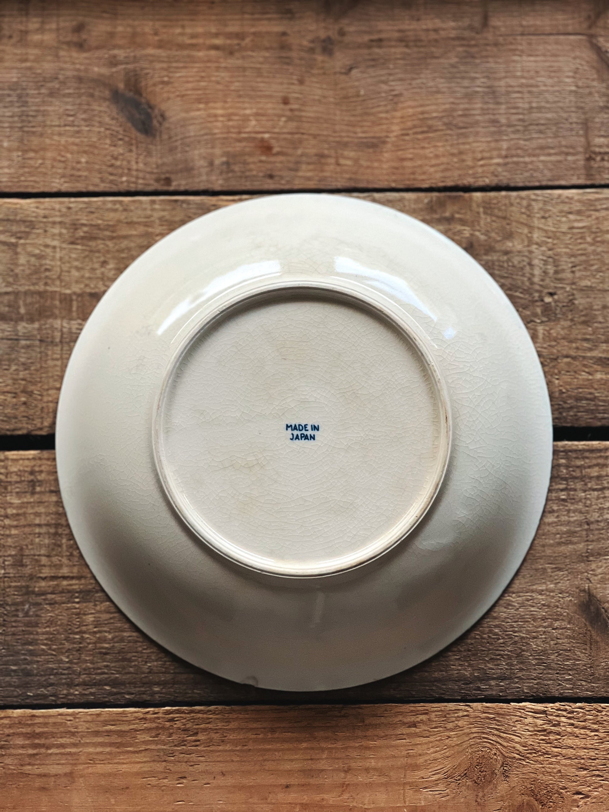 Vintage Blue Willow Japan Soup Bowl