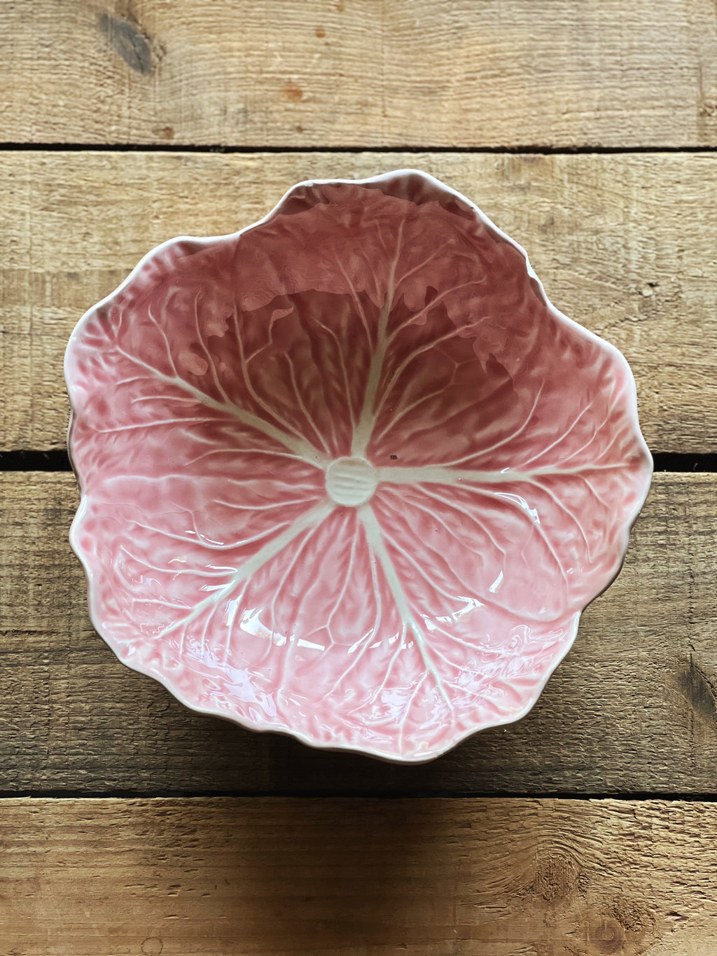 Vintage Bordallo Pinheiro Cabbage Bowl