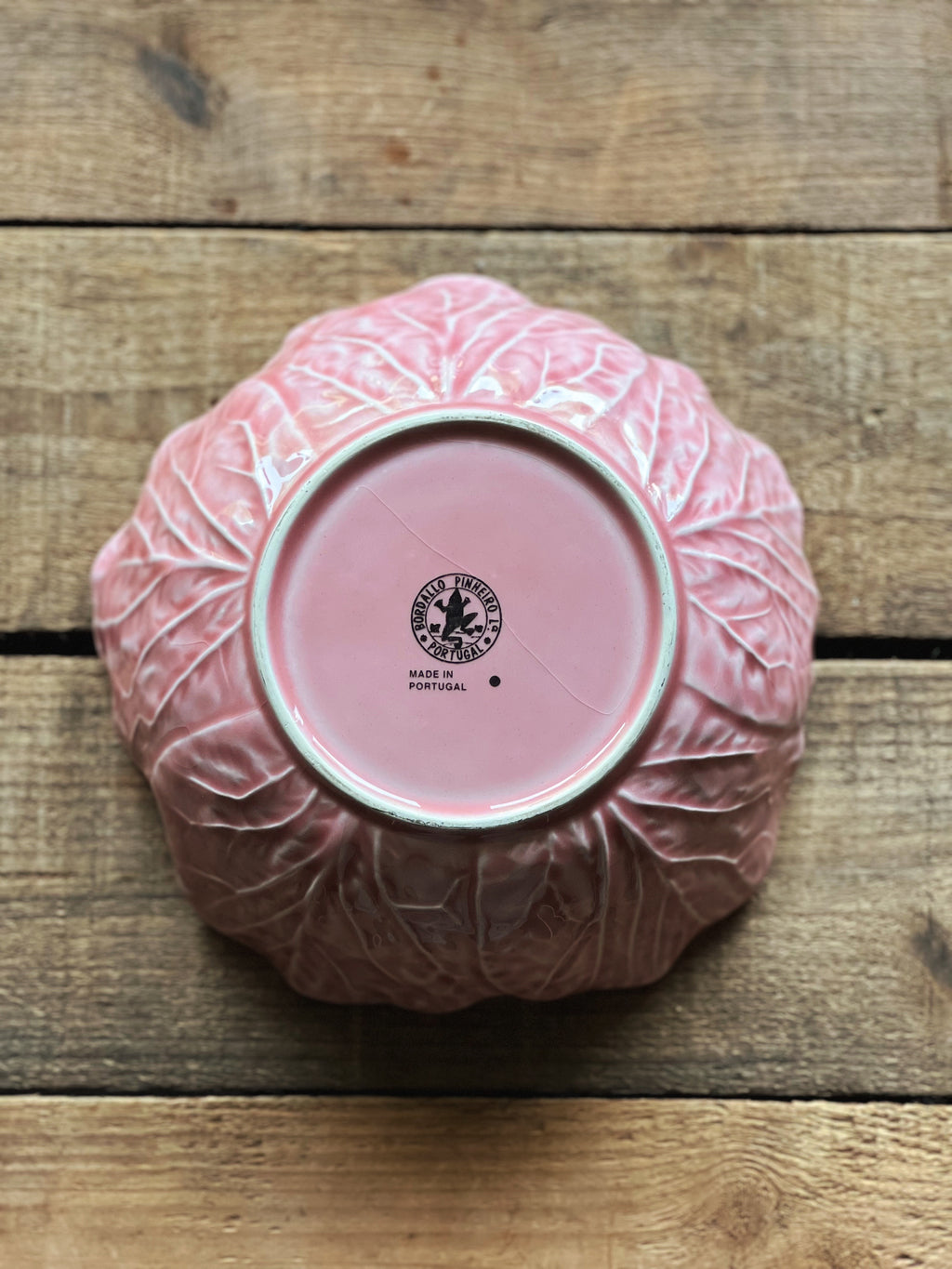Vintage Bordallo Pinheiro Cabbage Bowl