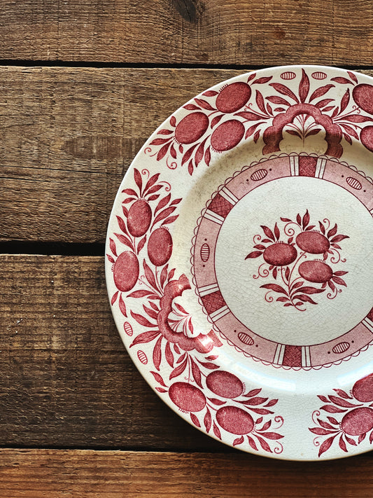 Vintage Crown Ducal Coventry Pink Salad Plate