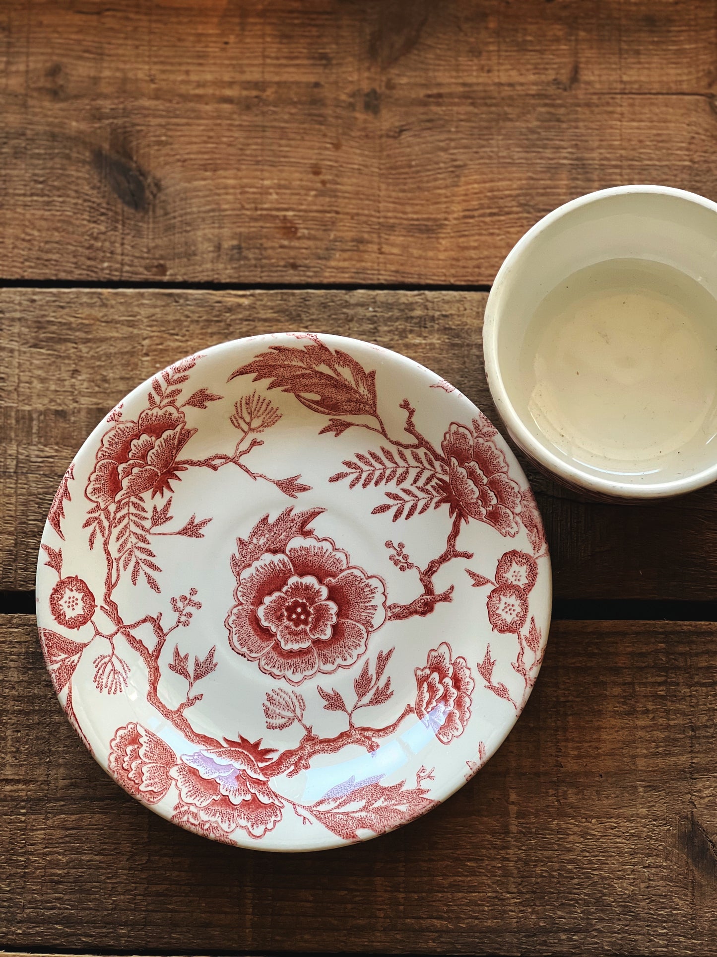 Vintage Royal China USA Pink Tradition Teacup & Saucer Set