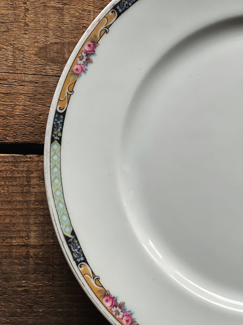 Vintage KPM Germany Floral Dinner Plate