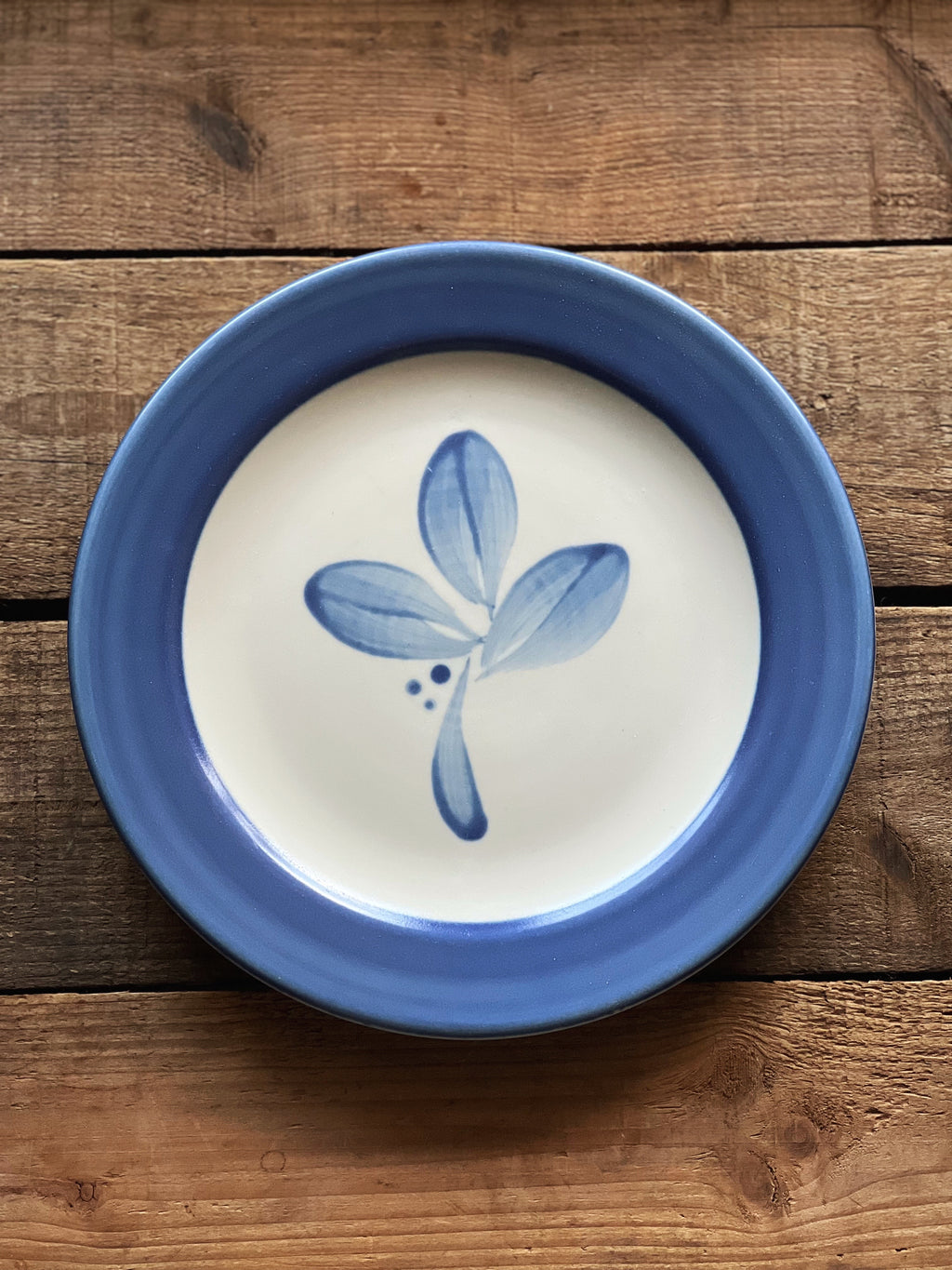 Vintage Pfaltzgraff Villa Flora Mexico Stoneware Salad Plate