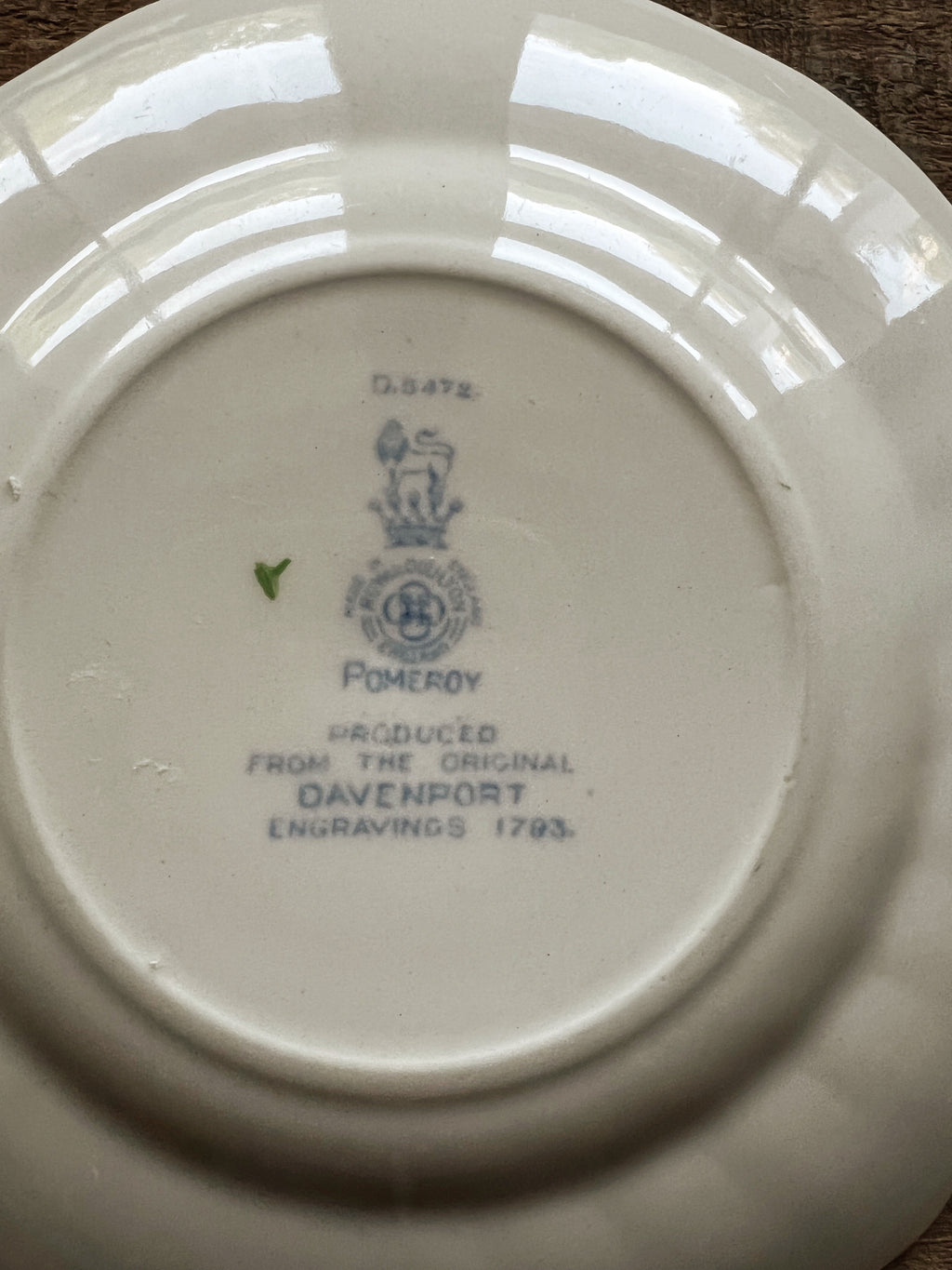 Vintage Royal Doulton Pomeroy Blue Bread & Butter Plate