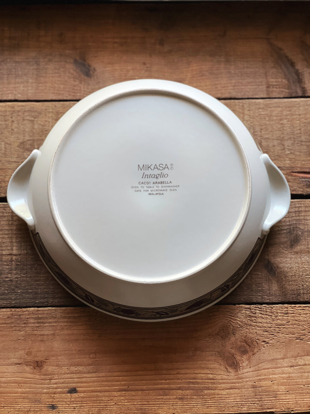 Vintage Mikasa Intaglio Arabella 1.5 Quart Covered Casserole