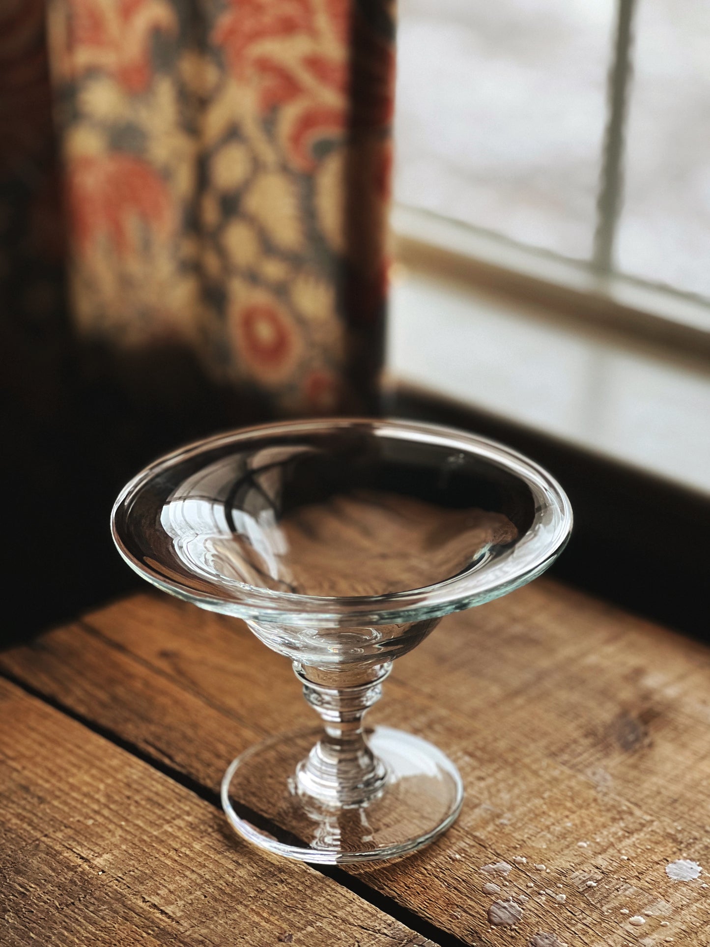 Modern Glass Compote