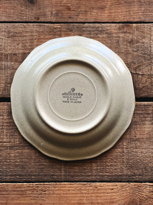 Vintage Mikasa Whole Wheat Saucer