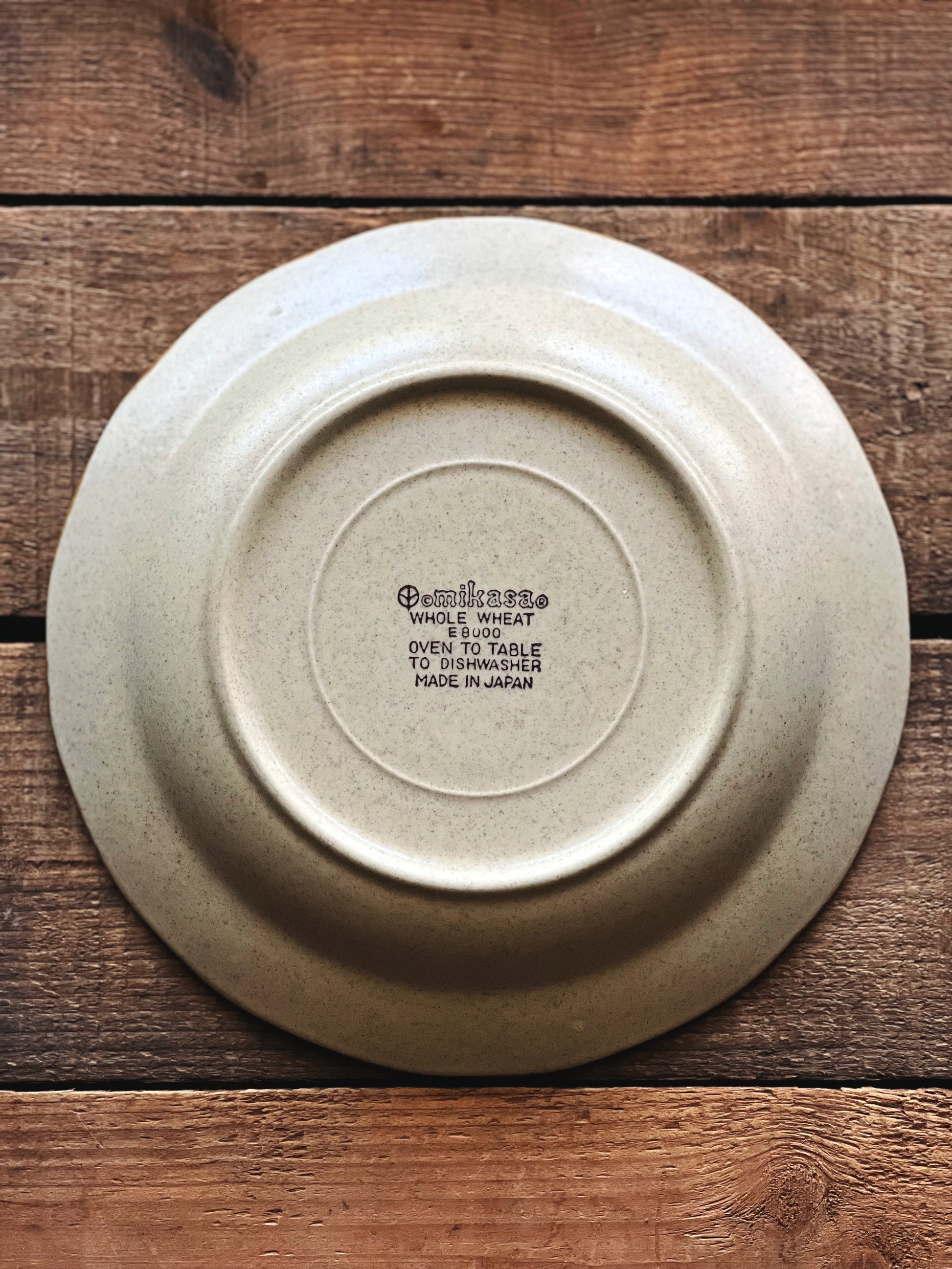 Vintage Mikasa Whole Wheat Salad Plate
