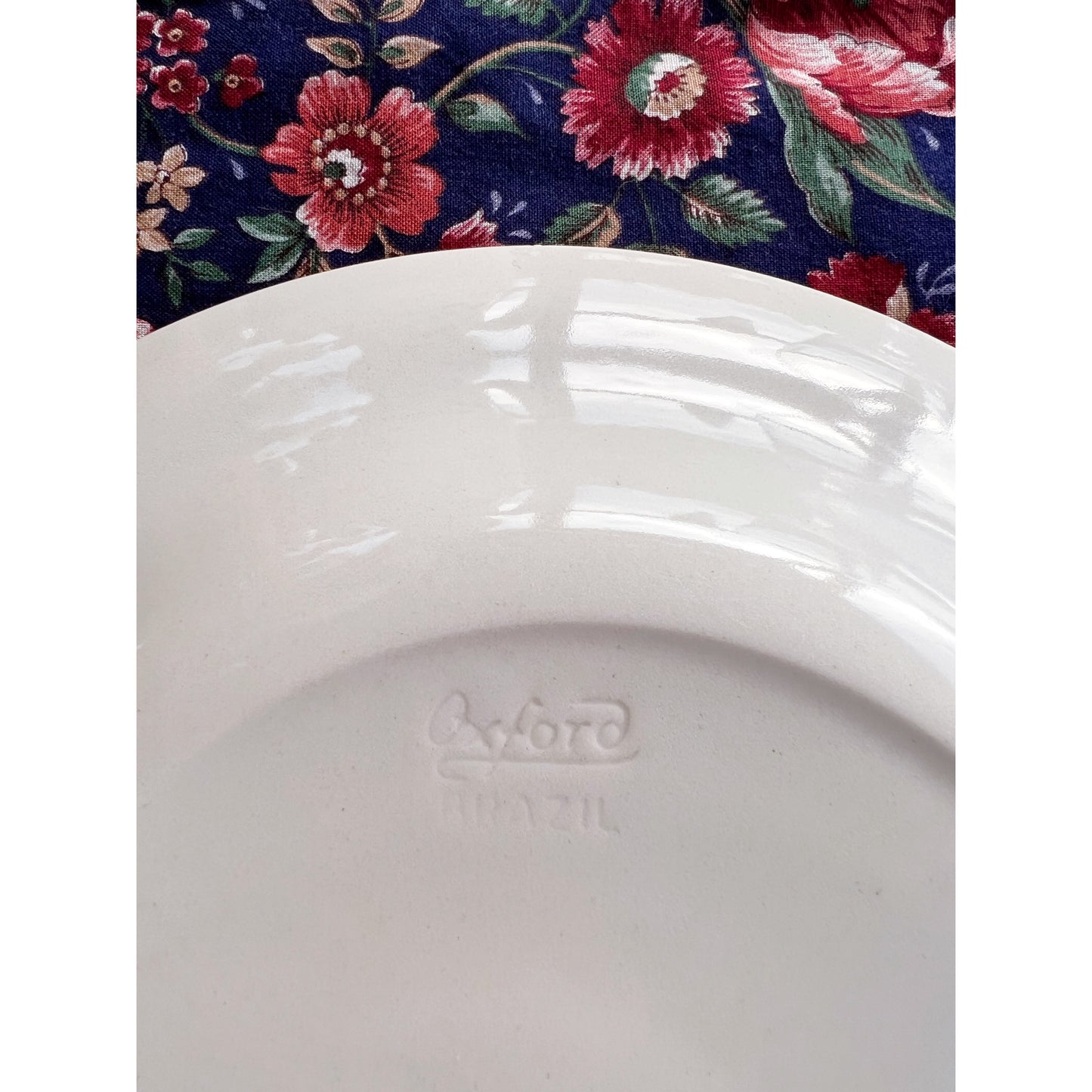 Vintage Set of 4 Oxford Brazil Luncheon Plates