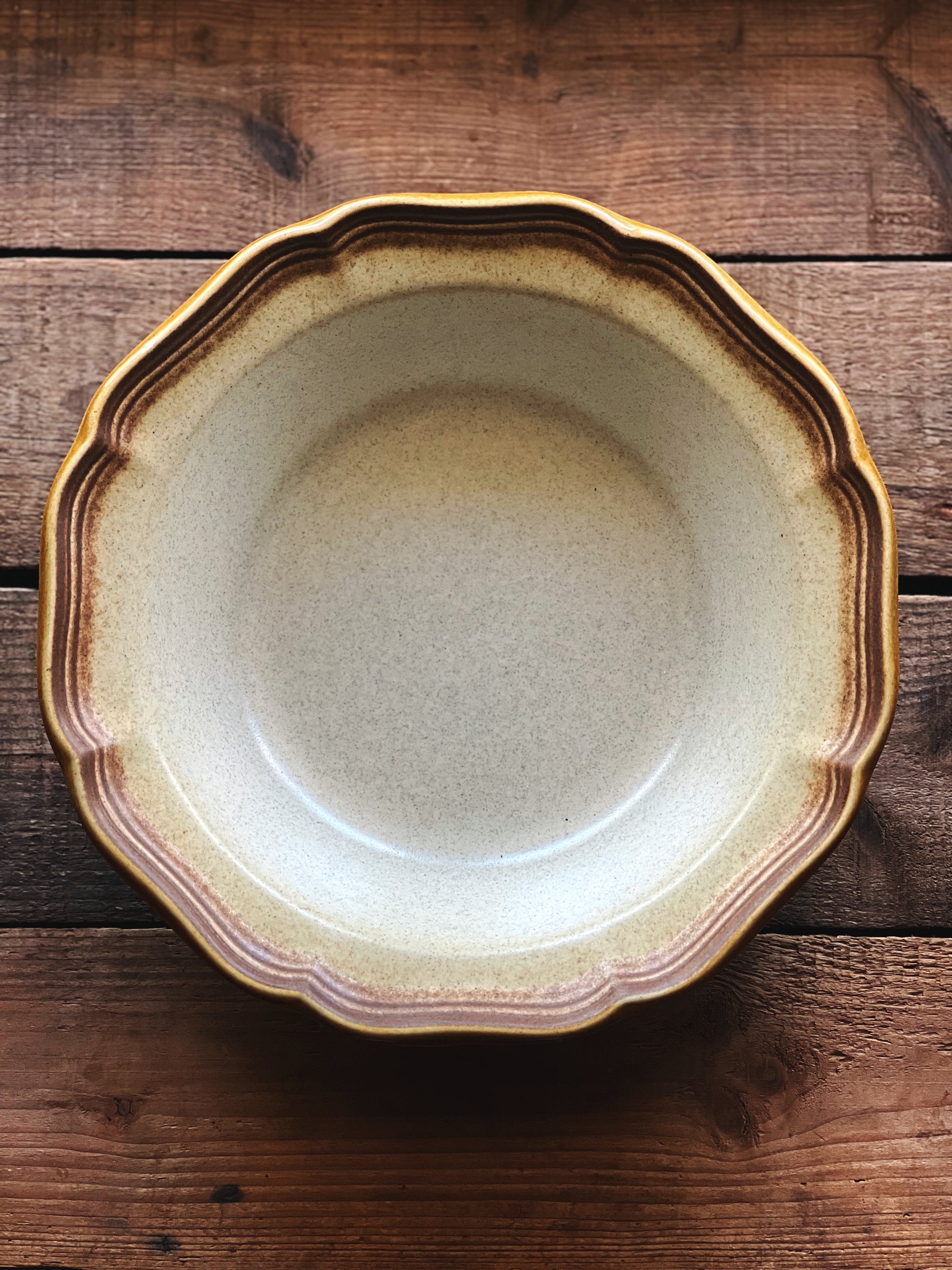 Vintage Mikasa Whole Wheat Rimmed Soup Bowl