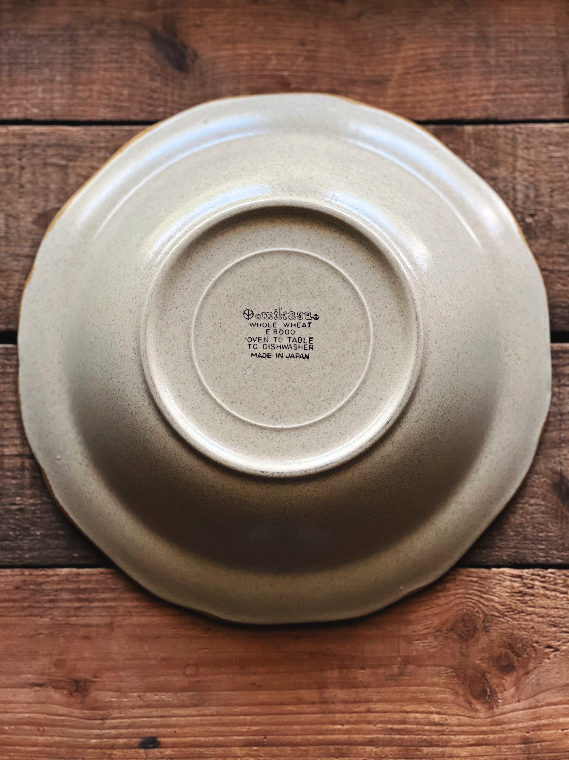 Vintage Mikasa Whole Wheat Rimmed Soup Bowl
