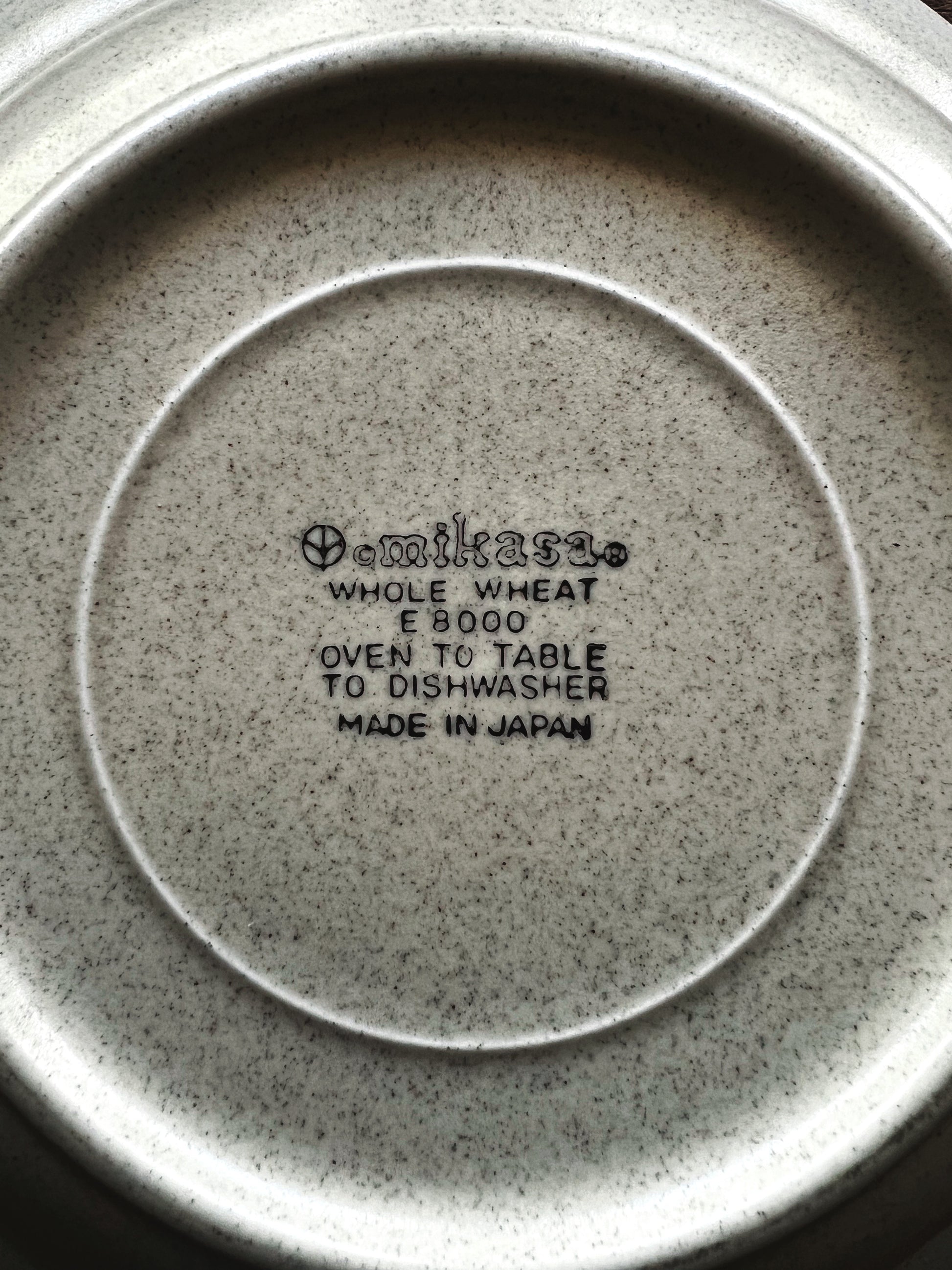 Vintage Mikasa Whole Wheat Rimmed Soup Bowl