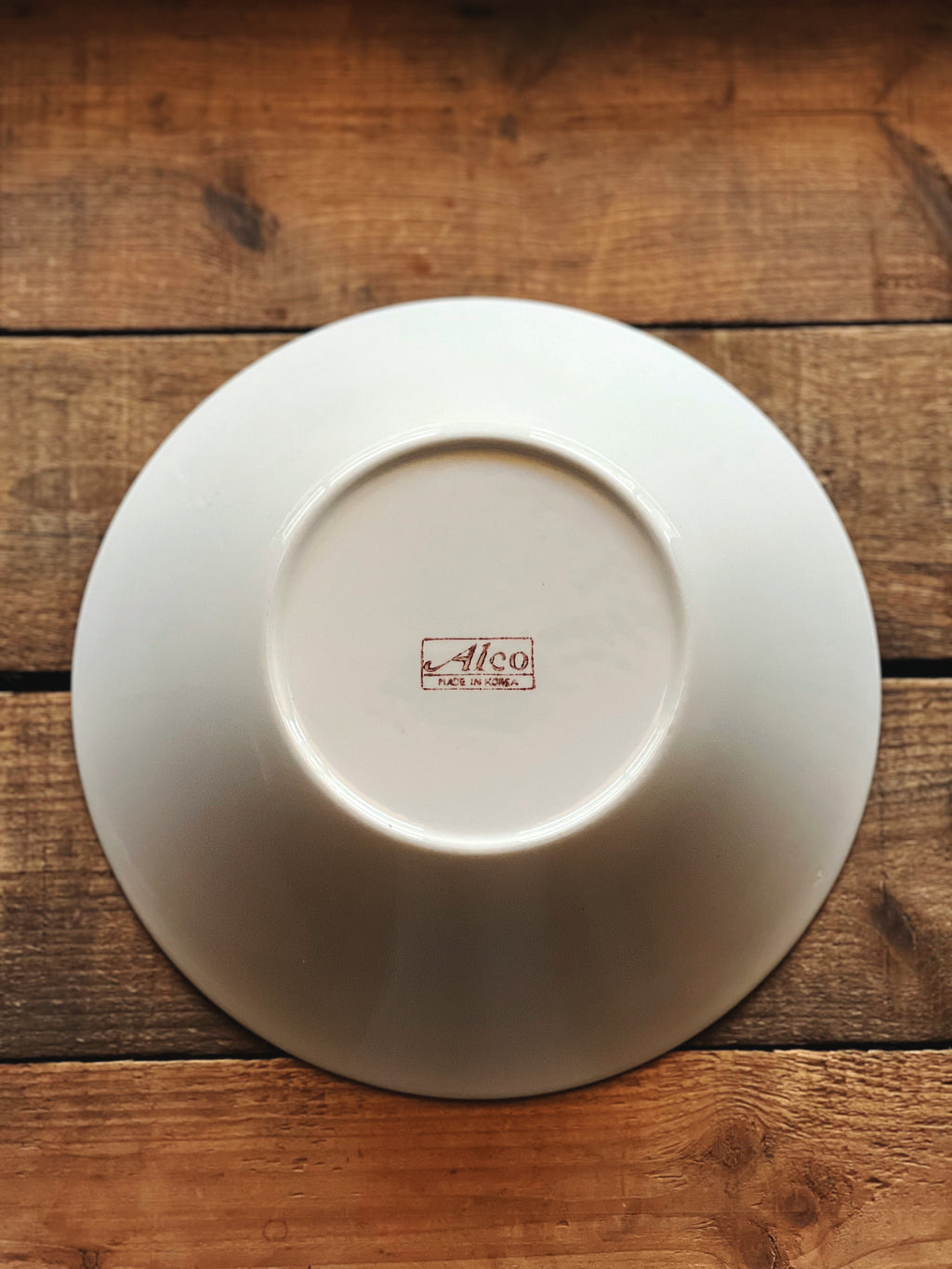Vintage Hand Painted Alco Korea Ceramic Serving Bowl