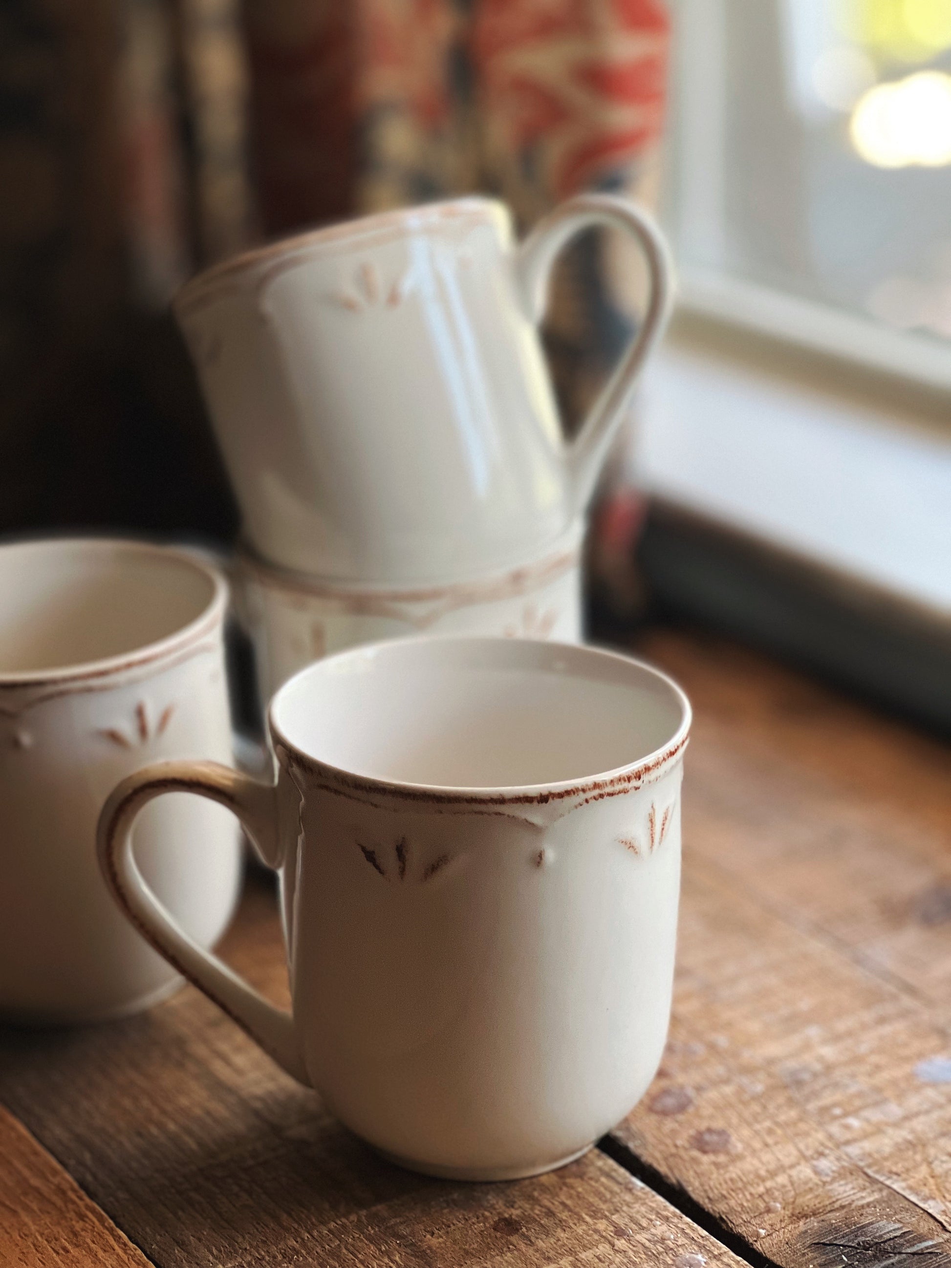 Vintage Set of 4 Vintage Coffee Mugs