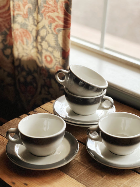 vintage restaurantware cup & saucer set