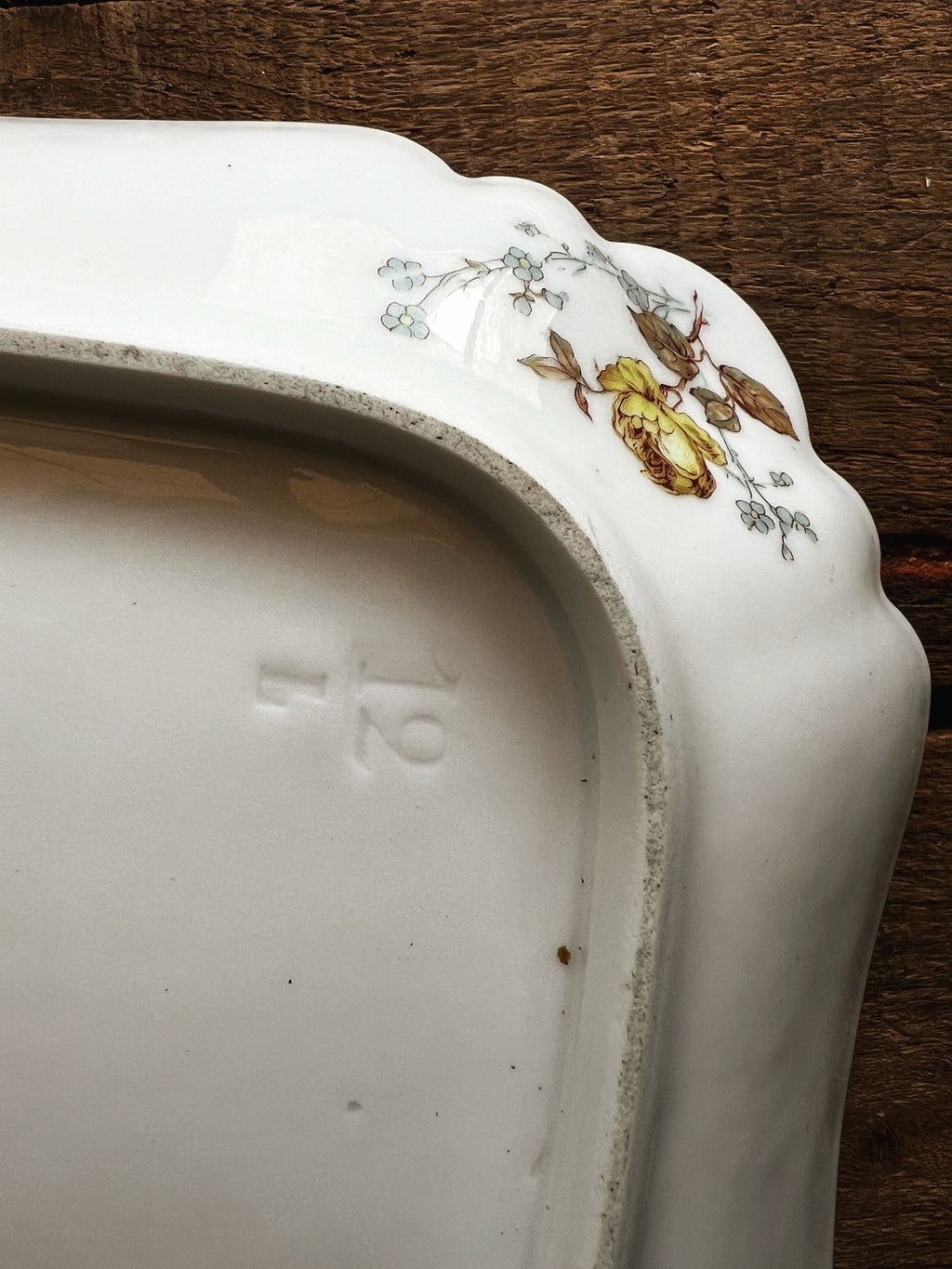 Antique H & Co Limoges Rectangular Serving Platter