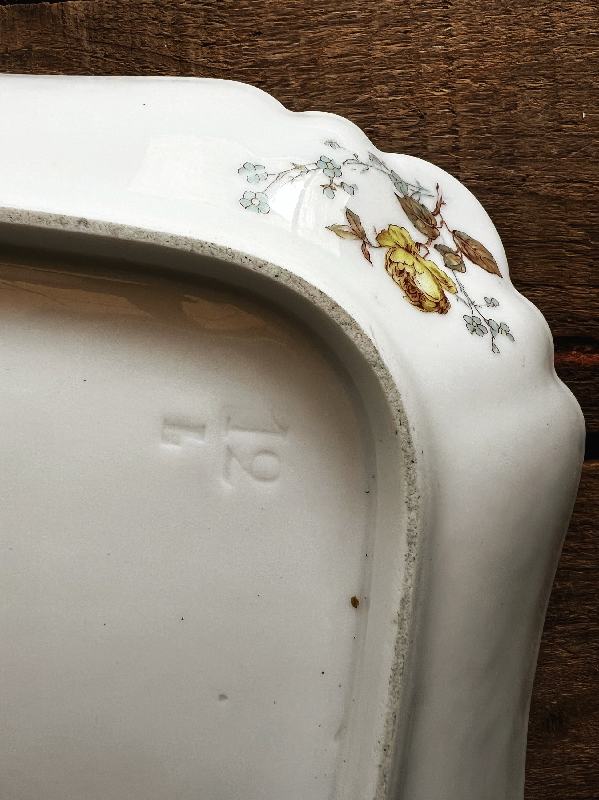Antique H & Co Limoges Rectangular Serving Platter