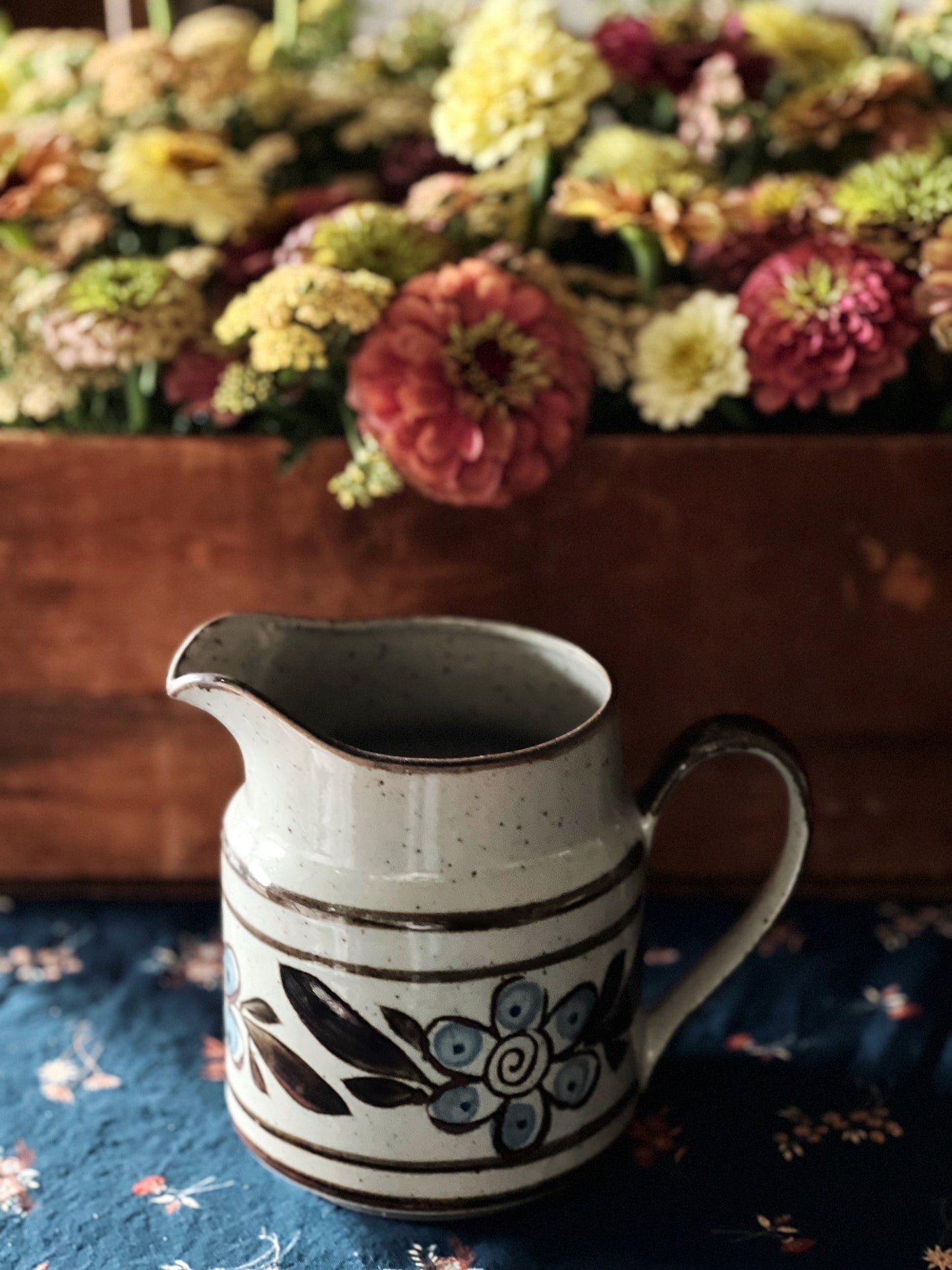 Vintage Stoneware Pitcher