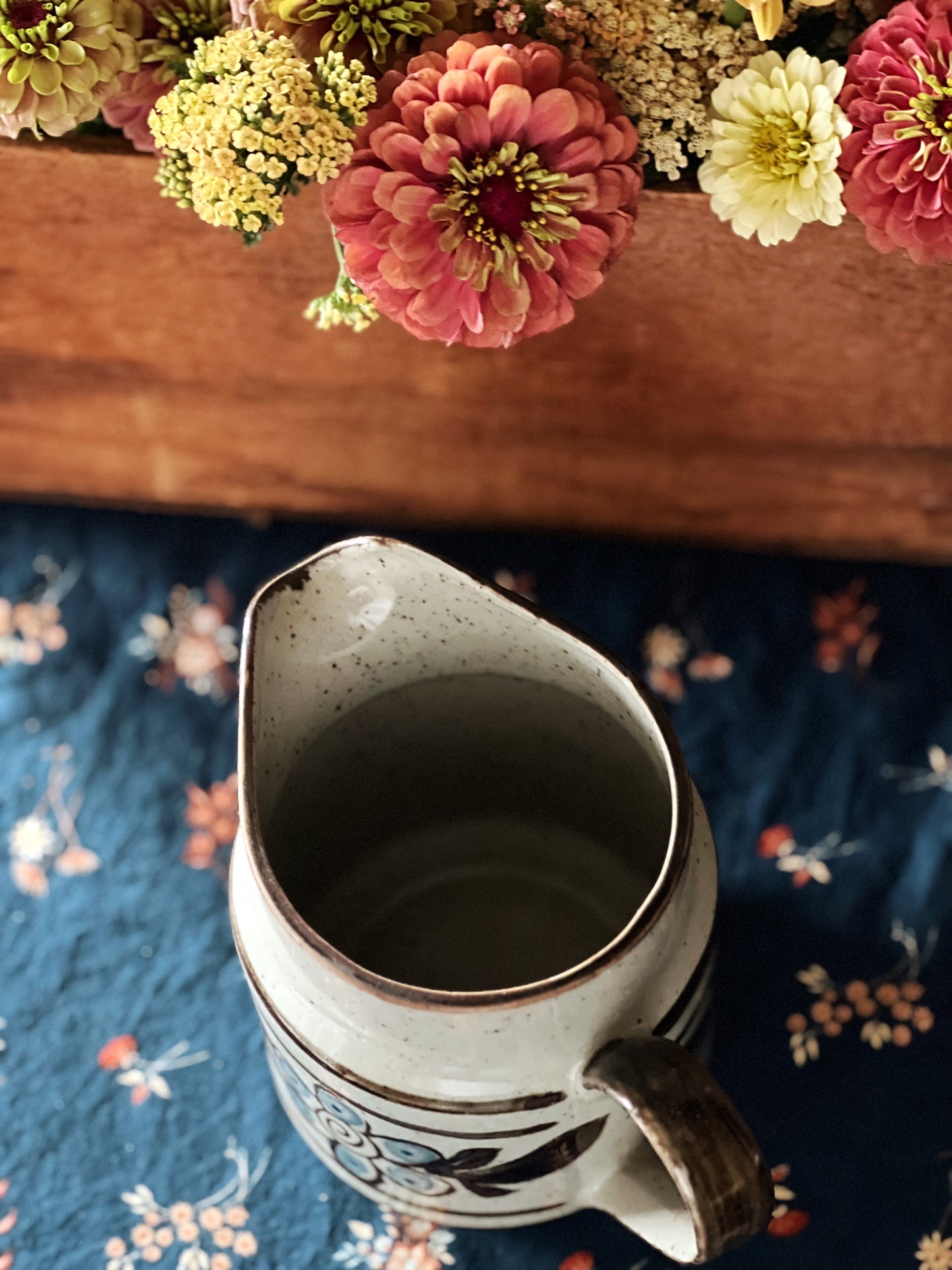 Vintage Stoneware Pitcher