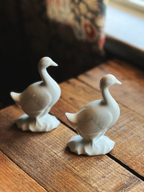 Antique Haviland Limoges Goose Figurine