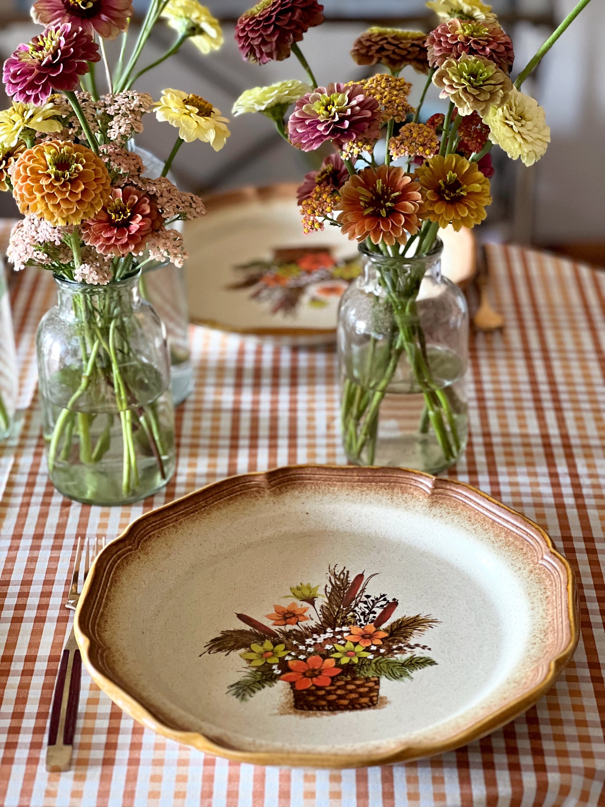 Vintage Mikasa Whole Wheat Autumn Song Dinner Plate